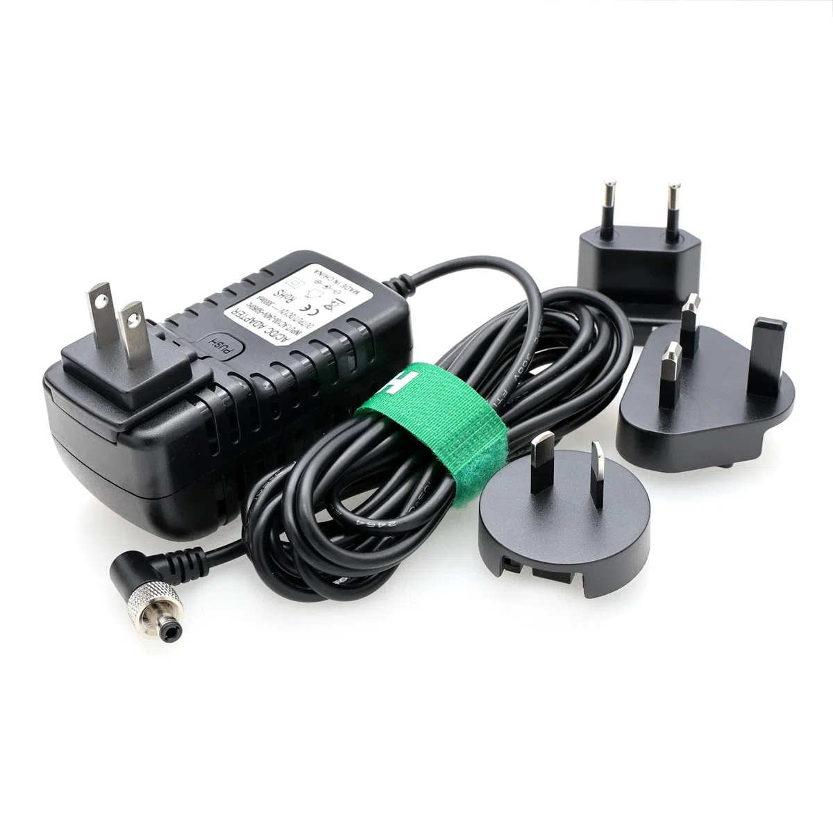 HangTon Adattatore di alimentazione CC 12 V ad angolo retto per Blackmagic Video Assist Monitor Studio Camera 6K 4K Plus G2, Atomos Ninja V, Hollyland Mars 400s, SmallHD 702 trasmissione video