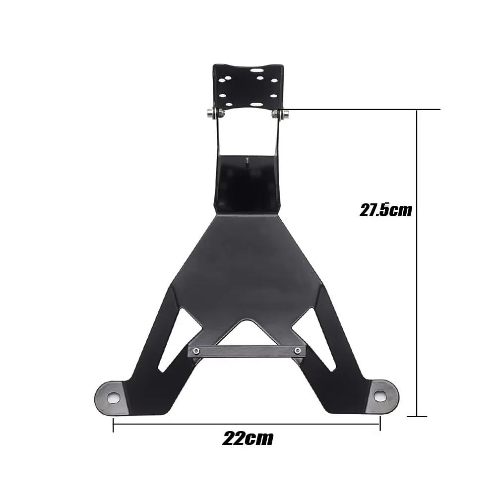 Porta smartphone moto Supporto Telefono Moto Per KYMCO Per AK 550 Per AK550 Staffa Piastra Navigazione GPS Smartphone(Black2)