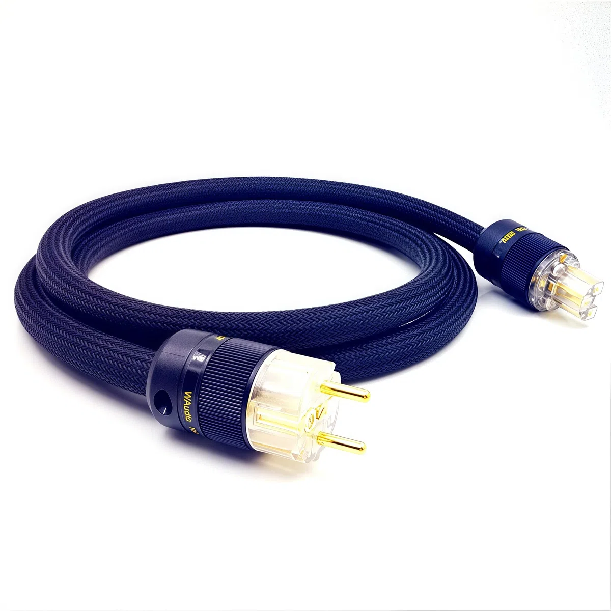 Cavo di alimentazione audiofilo WAudio 10AWG - Cavo di alimentazione Hi-Fi standard UE con spina Schuko e connettore IEC (1M)