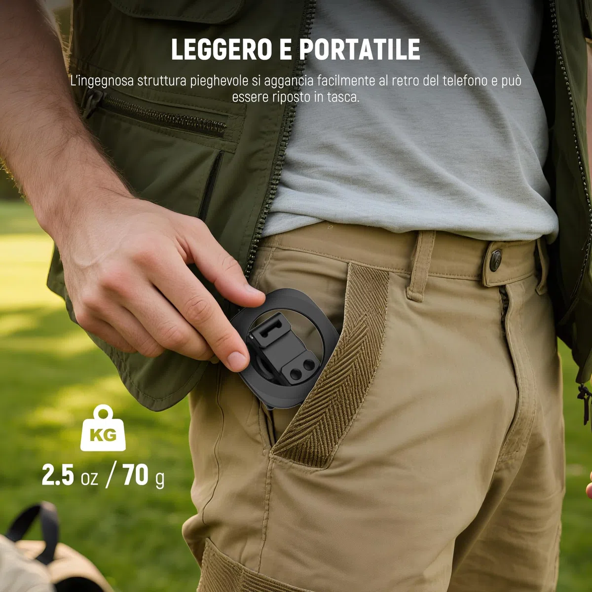 NEEWER Supporto magnetico per cellulare treppiede compatibile con MagSafe iPhone 17, supporto per cellulare con piastra a sgancio rapido Arca e scarpe Cold per registrazioni video TikTok, selfie Live