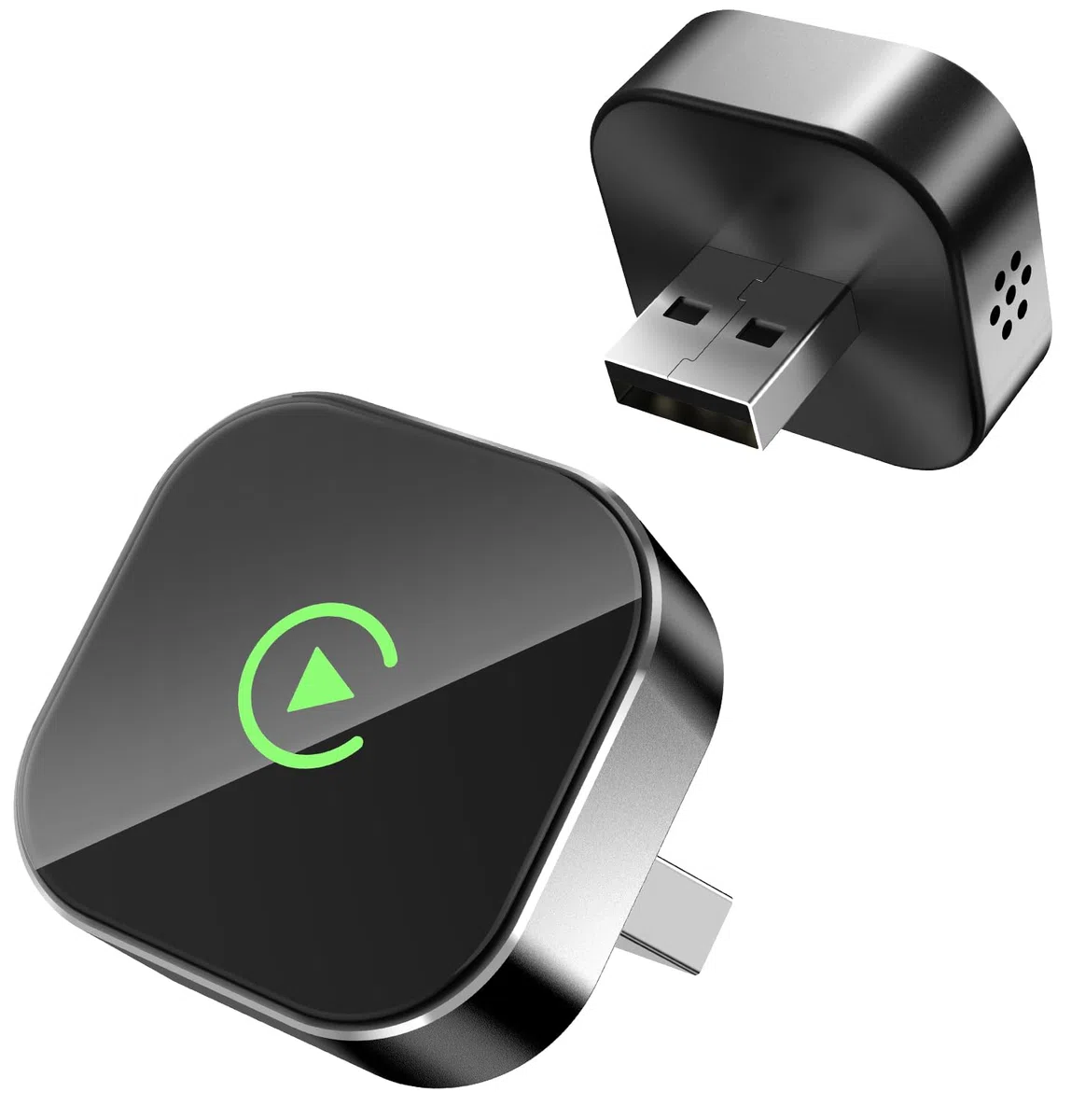 Adattatore CarPlay Wireless per Apple, Converte l'adattatore Cablato in Wireless CarPlay, Plug & Play, Solo CarPlay Dongle Stick per Auto con Car Play Cablato e per iPhone iOS 10+
