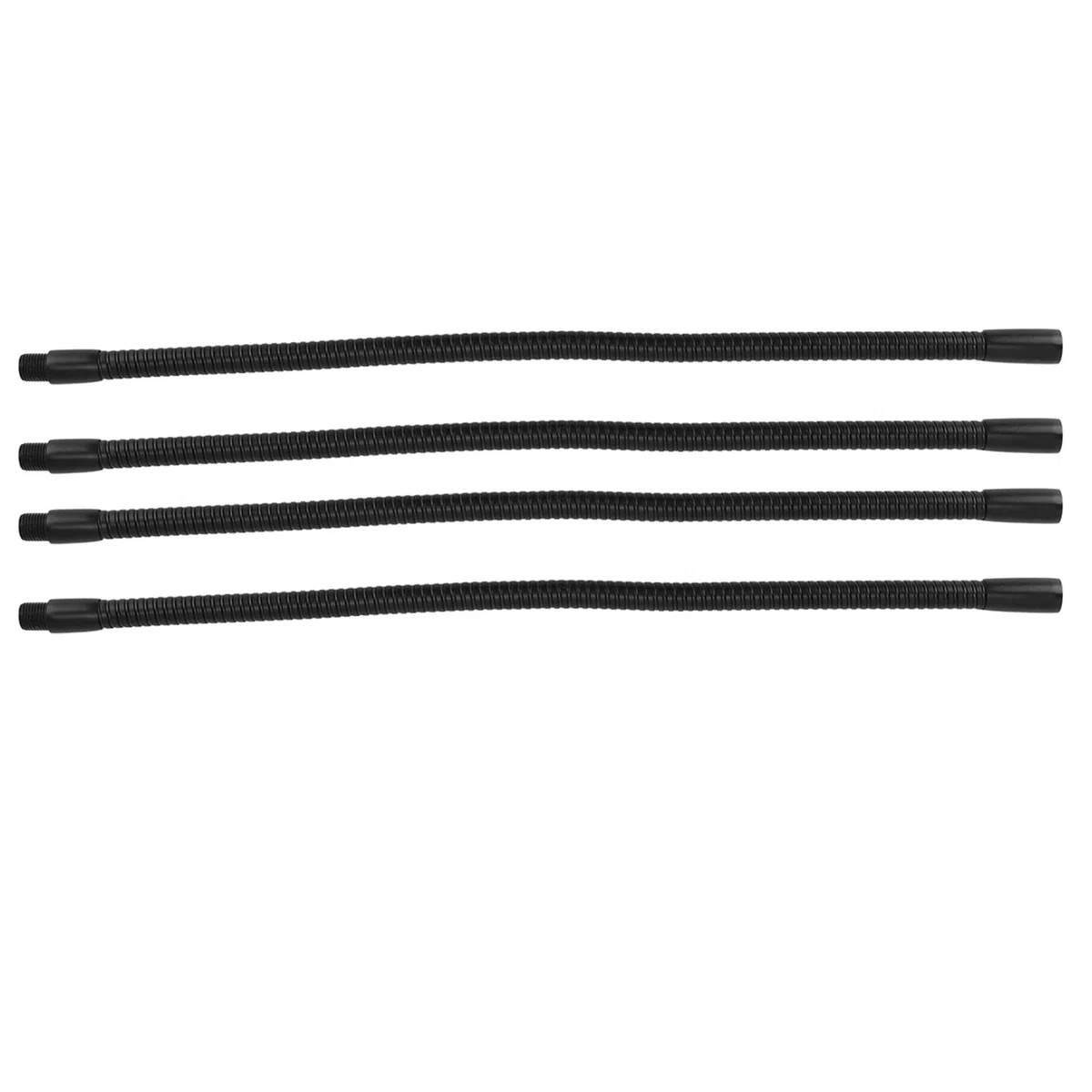 Tubo Flessibile per Lampada a Collo di Cigno Tubo Flessibile per Lampada Universale Regolabile 4 Pezzi per Apparecchio di Illuminazione (35 cm)