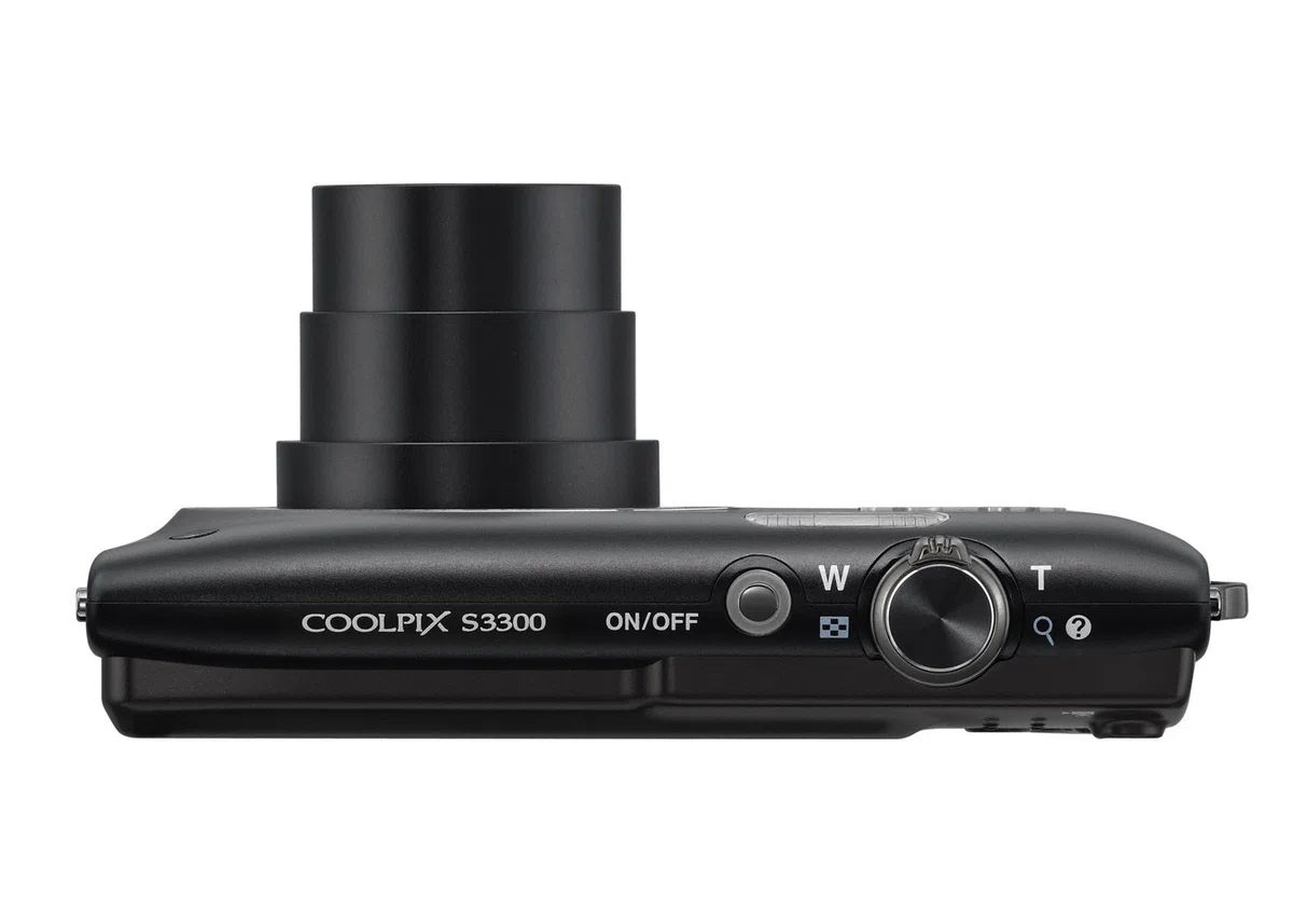 Nikon Coolpix S3300 Fotocamera Digitale Compatta, 16 Megapixel, Zoom 6X, 3200 ISO, LCD 2,7", colore: nero
