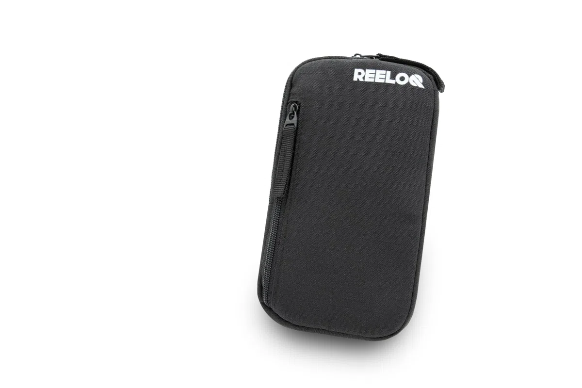 REELOQ Custodia per cellulare invernale per sport all'aria aperta, montaggio su zaino per arrampicata, escursionismo, ciclismo, trekking, nero, borsa facile da montare con scomparto