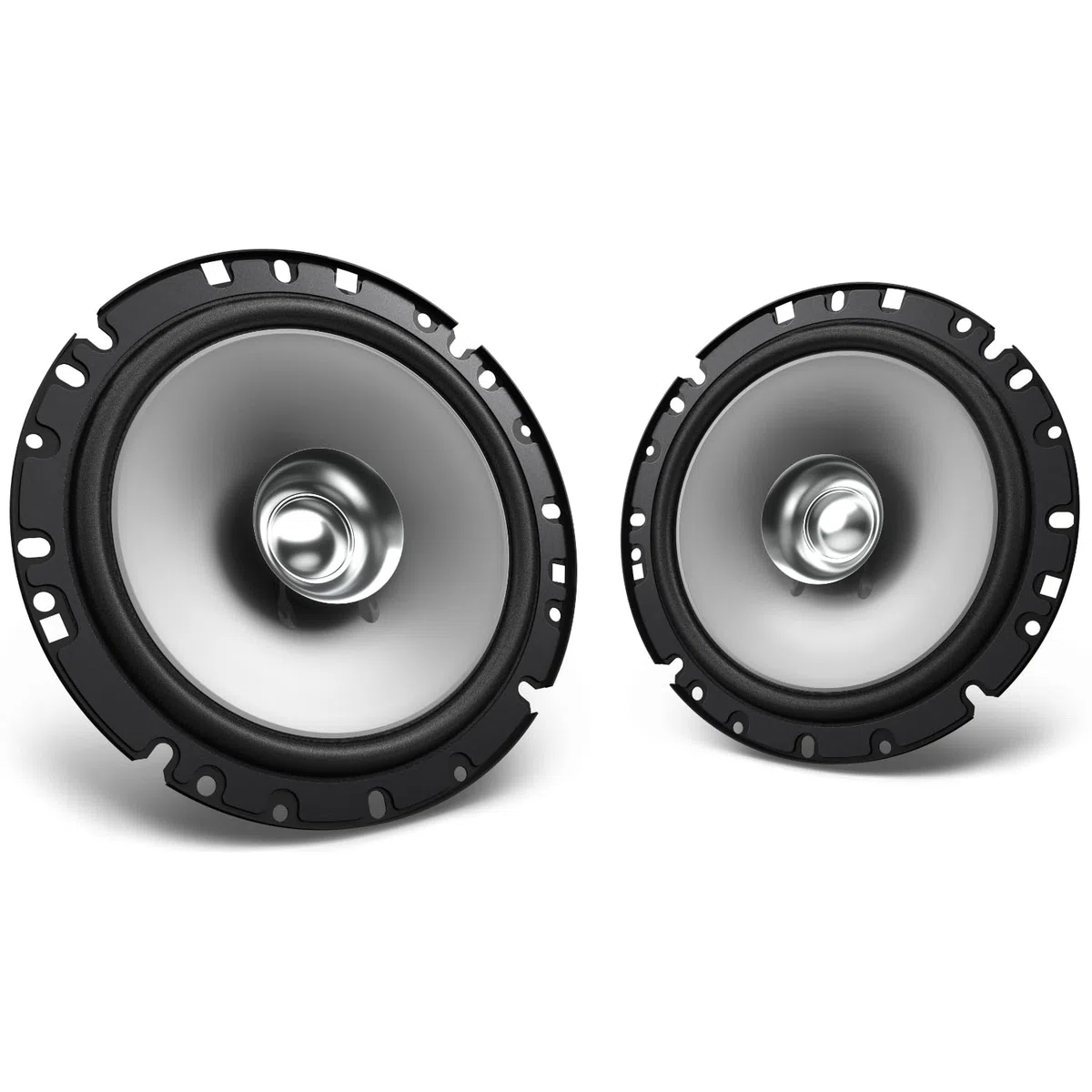 Kenwood, Sistema di altoparlanti KFC-S1756 serie Stage Sound a 2 vie, Potenza di picco 250W, montaggio a filo, doppio cono, Cono del woofer da 17cm in Polypropilene, Nero