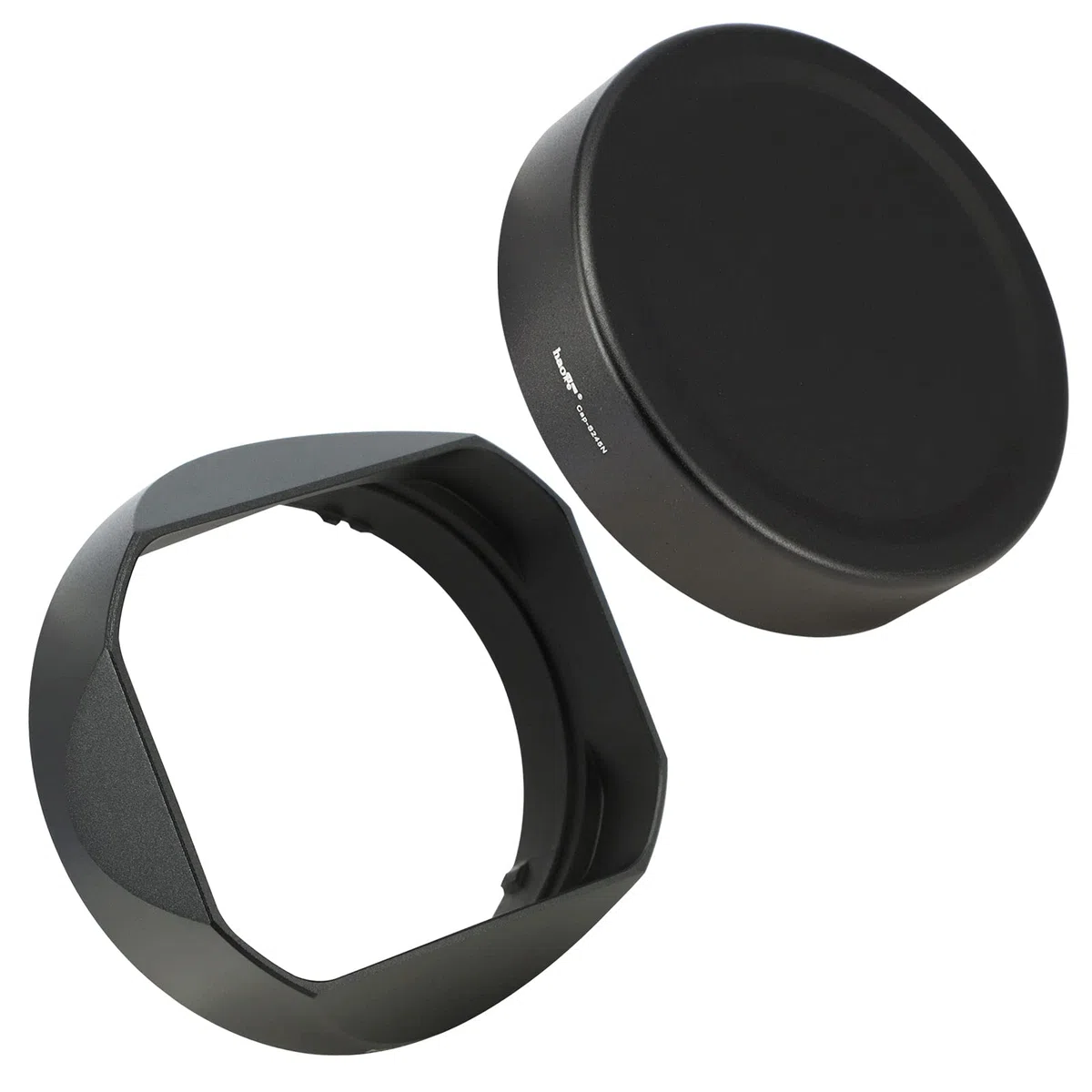 Haoge LH-S245N paraluce quadrato in metallo per obiettivo Sony FE 50 mm F2.5 G FE 40 mm F2.5 G FE 24 mm F2.8 G Paralume con cappuccio