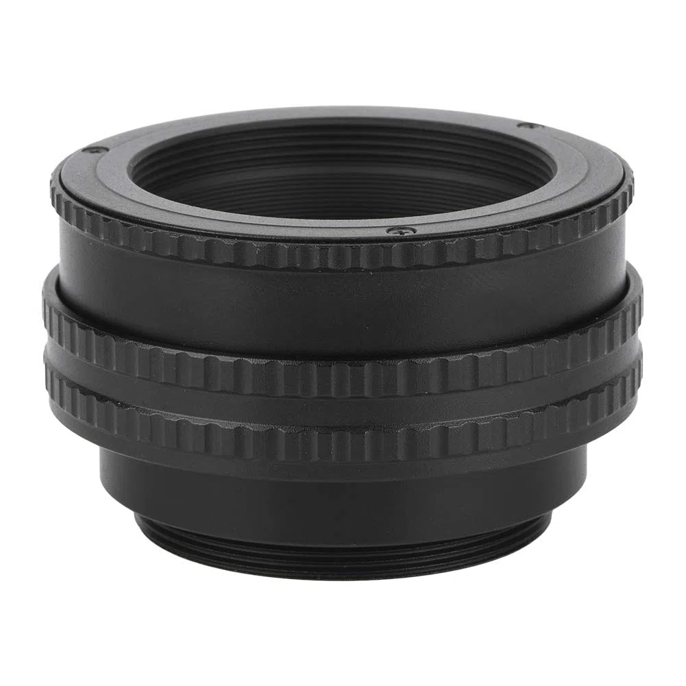 CHICIRIS Adattatore Elicoidale di Messa a Fuoco M42, Tubo Macro Regolabile 17-31 Mm per la Messa a Fuoco Dell'obiettivo, con Attacco M42 Standard, Robusta Lega di Alluminio