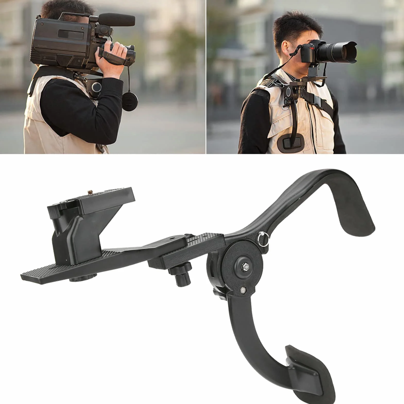 Supporto per Spalla per Fotocamera SR 500, Staffa Ammortizzante per Spalla Fotografica, Staffa Ammortizzatore per Spalla Fotografica, Supporto per Stabilizzatore di Supporto,