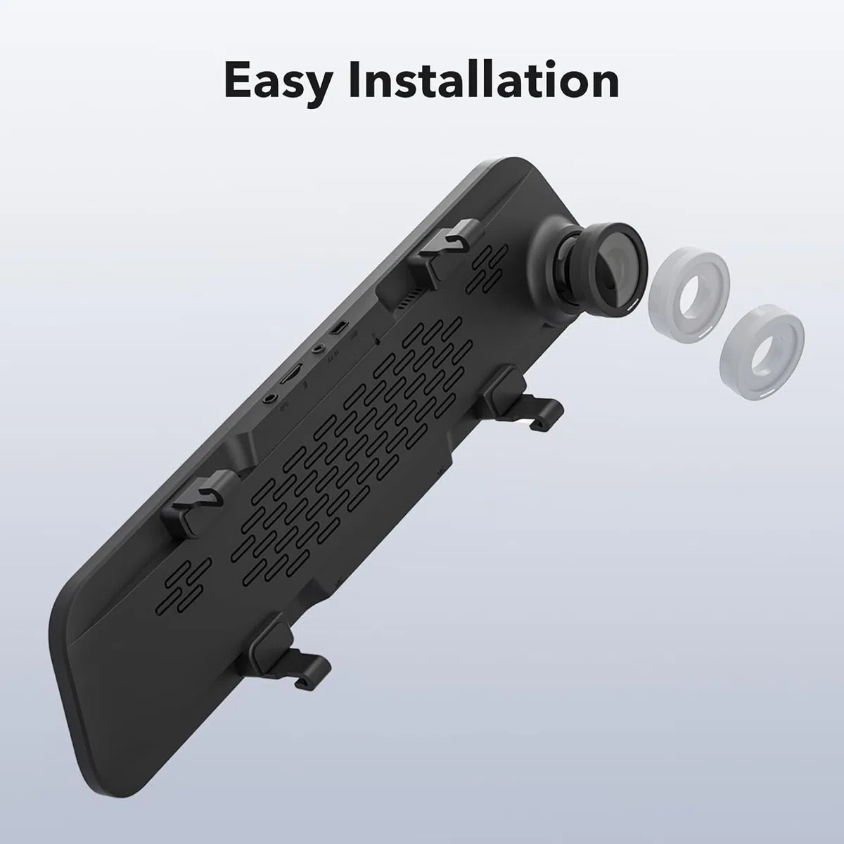 WOLFBOX Specchietto Dash Cam Polarizzatore Circolare Lente CPL per Dash Cam, Protezione Lenti, Filtri Effetti per G840S/G850/G900/G840H/G900PRO/G850PRO