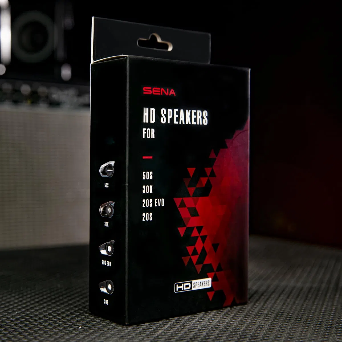 Sena High Definition Speaker Bassi e nitidezza del suono migliorati 20S, 20S EVO e 30K | Upgraded Speaker, Nero