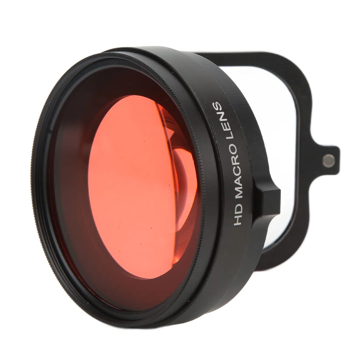 Filtro Rosso con Obiettivo Macro 16X, Filtro Rosso JUNESTAR da 58 Mm per Action Cam, Filtro Subacqueo con Obiettivo Macro Ravvicinato 16X per 9 Fotocamere Sportive
