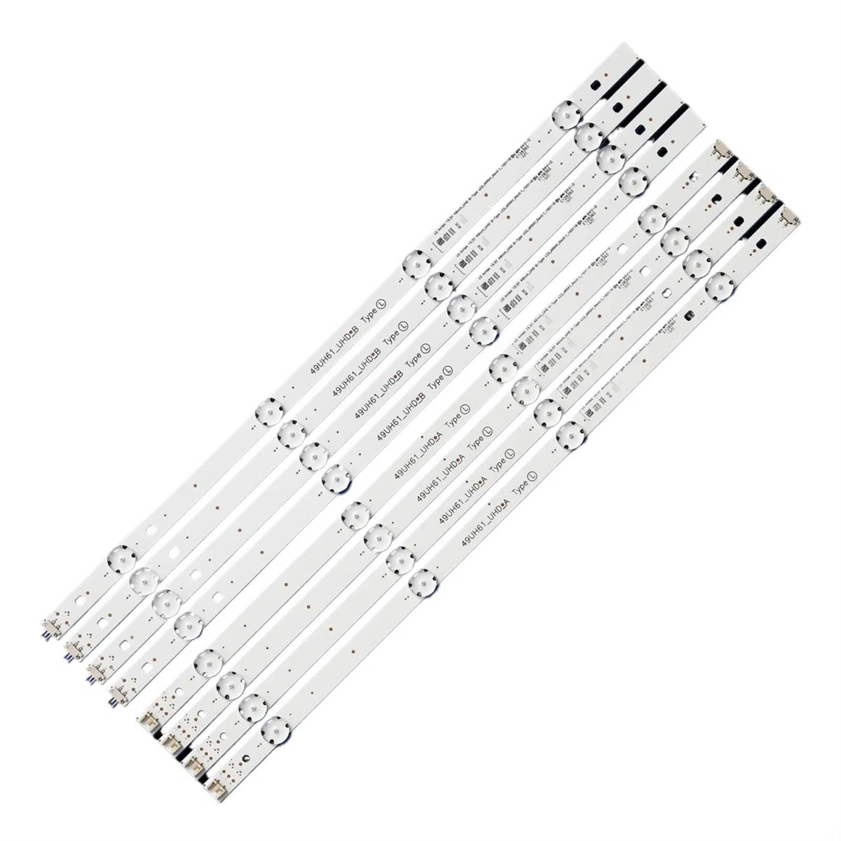 Striscia di retroilluminazione a LED adatta Fit For LG 49UH610V 49UH603V 49UH6100 49UH620V 49LH590V 49UH610A 49UH6030 49UF6407 49LF5100 49LH5100
