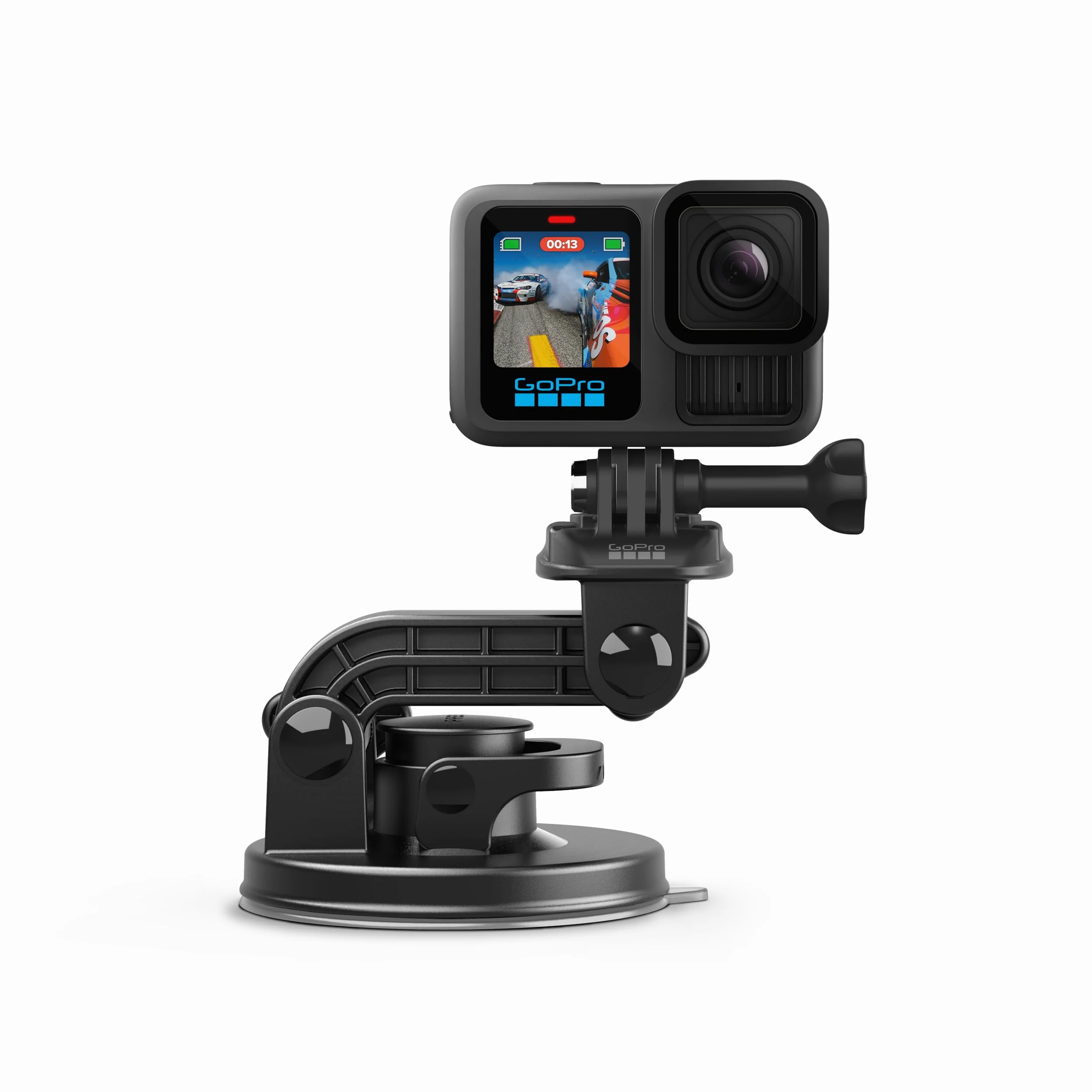 GoPro Suction Cup+ Fissaggio per GoPro, Nero/Antracite