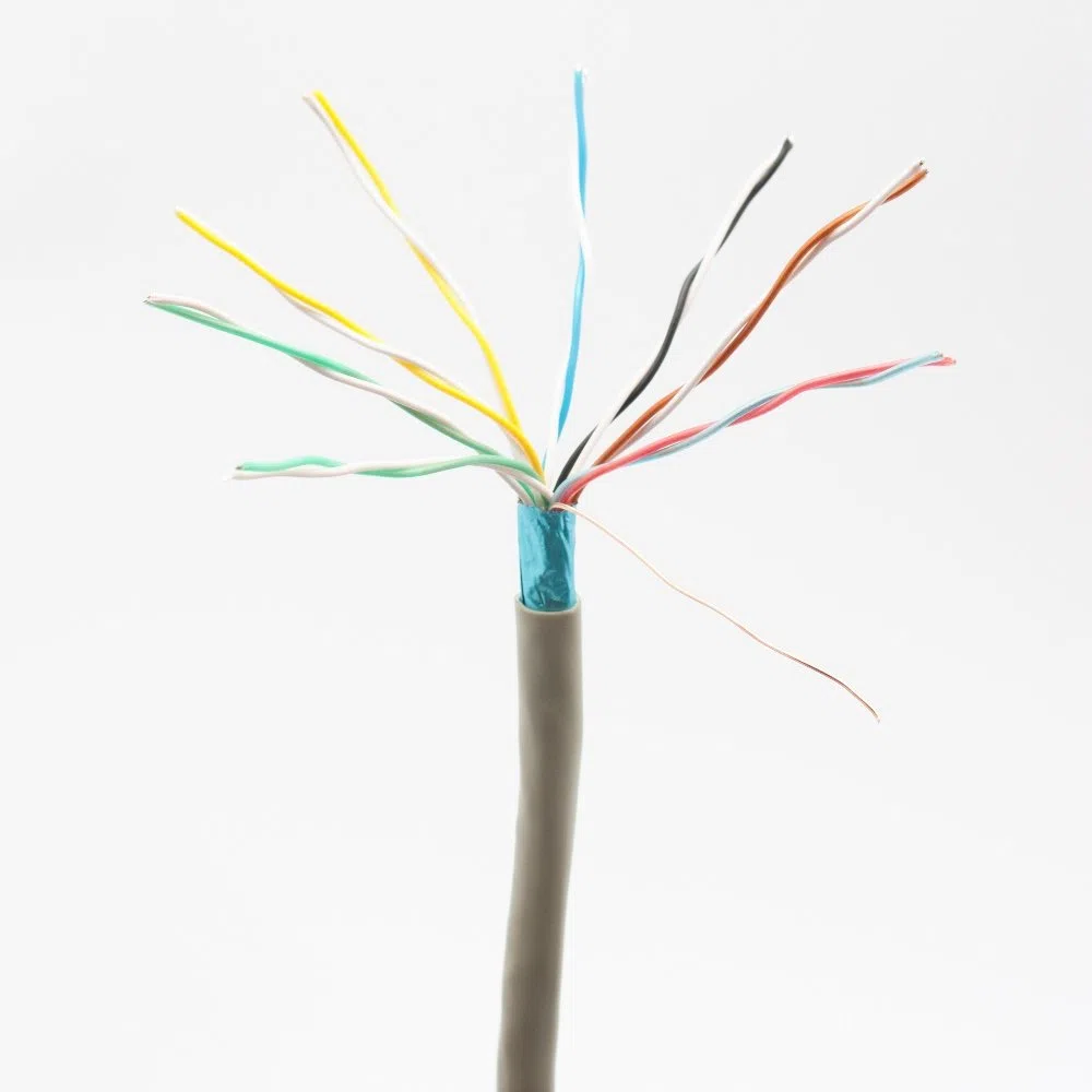 SeKi Cavo telefonico 8 x 2 x 0,6 mm J-Y (ST) Y 100 m rotondo per montaggio a incasso, linea di installazione della telecomunicazione a 16 fili