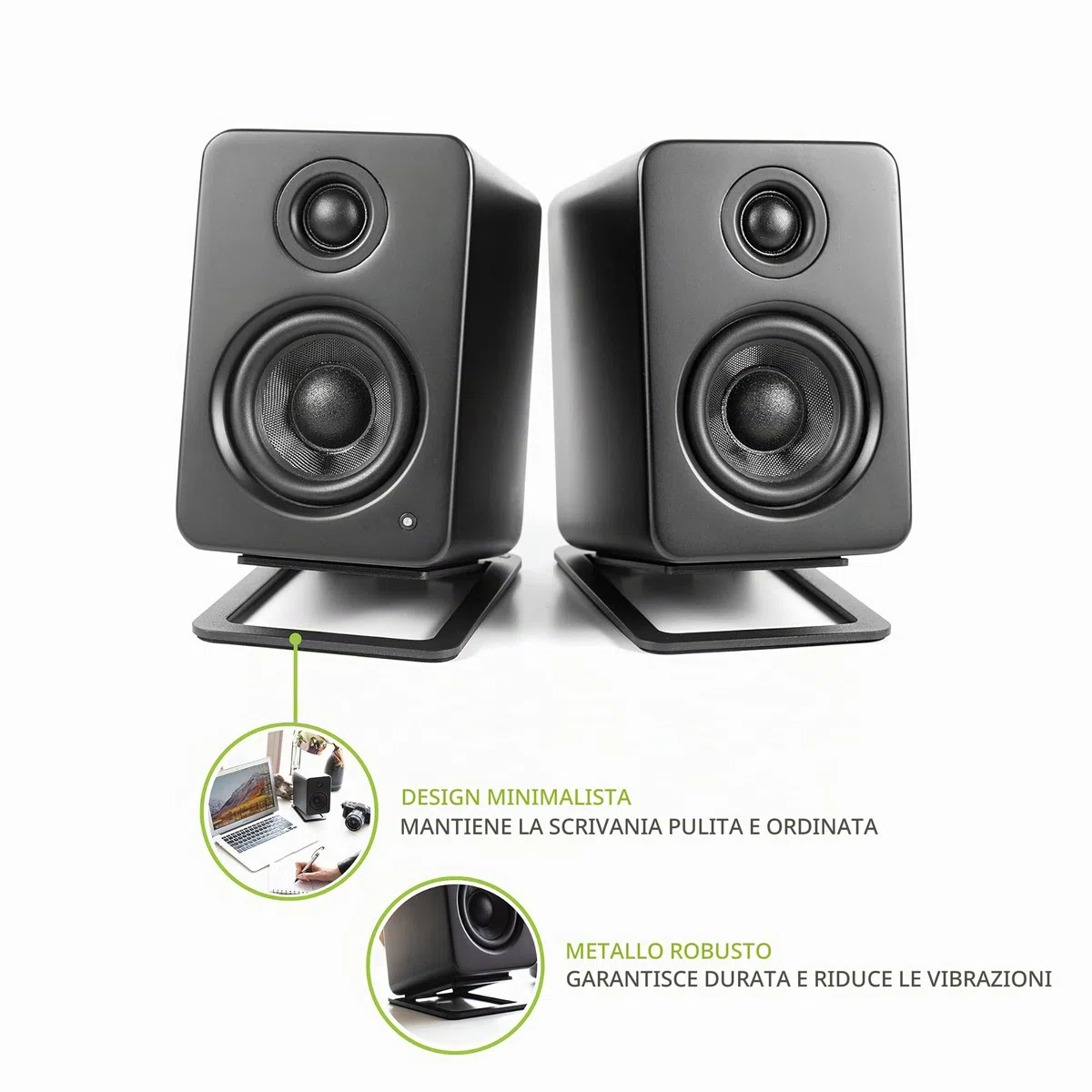 Kanto S2 Desktop Speaker Stand (Black)