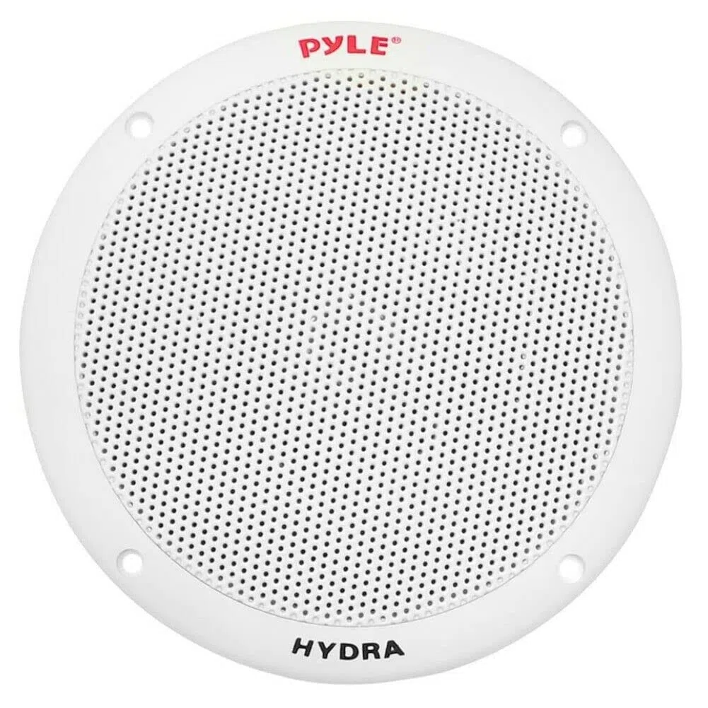 2 PLMR605W altoparlanti marini nautici sistema 2 vie da 200 watt rms 400 watt max da 16,5 cm 165 mm 6,5" di diametro bianchi impermeabili piscina barca hotel, a coppia