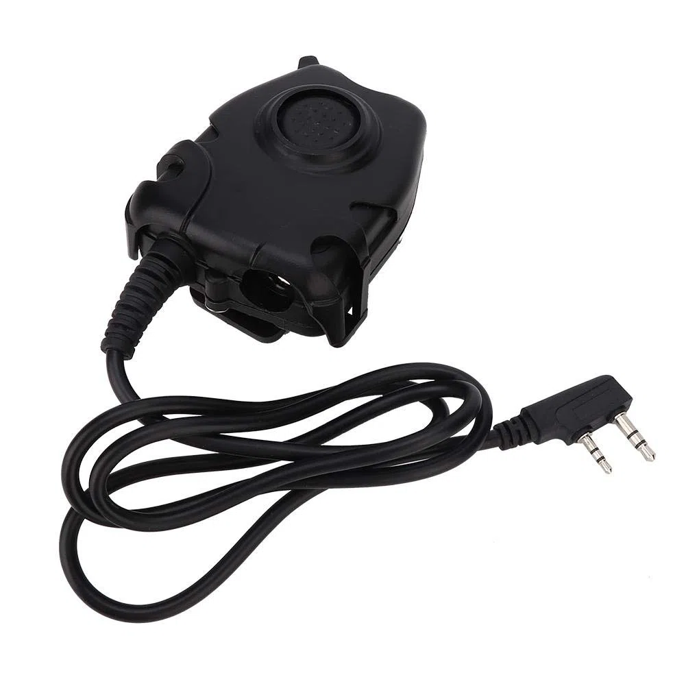 K Head Walkie Talkie Auricolare PTT Adattatore Cavo testa adatto per H-777, Plus, RT-5R, RT-5RV, RT1, RT2, RT5 per KPG/HK/TK per per POFUNG per HYT per PUXING per QUSHENG