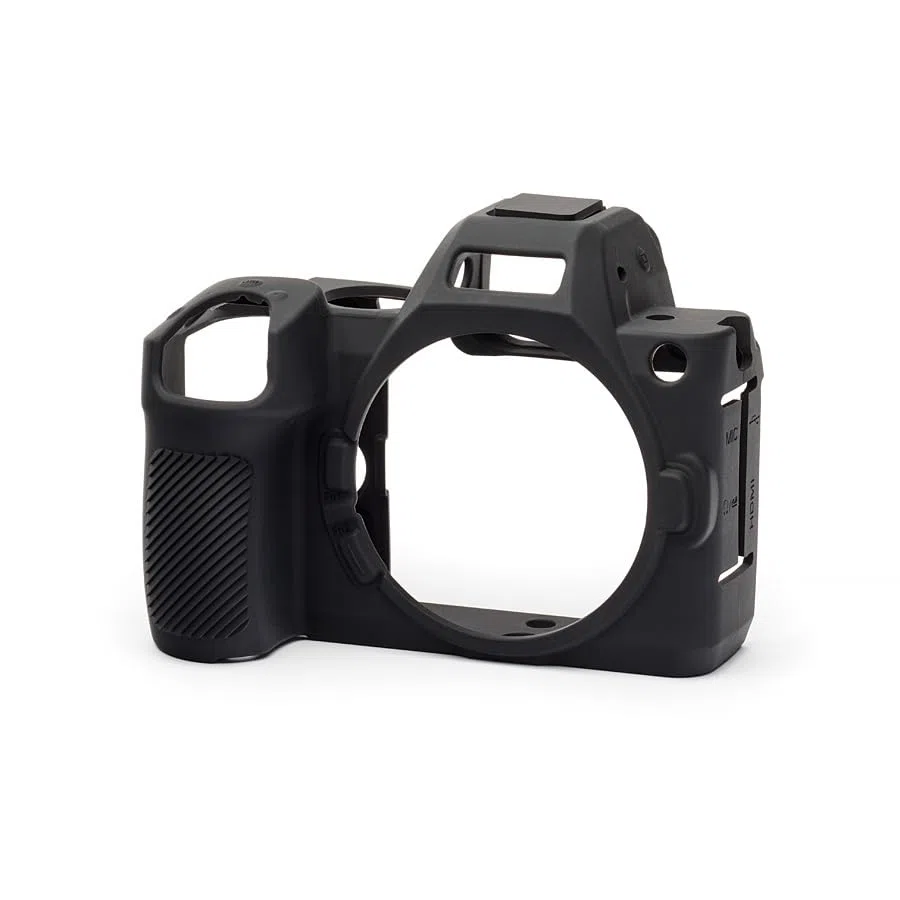 easyCover Protective - Custodia in silicone per fotocamera Nikon Z5 II, colore: Nero