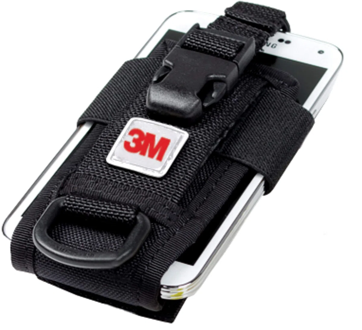 3M HOL-ADJRADIO dBi/sala Python, Fondina per radio, Nero, Compatibile con Android e iOS, D-Ring