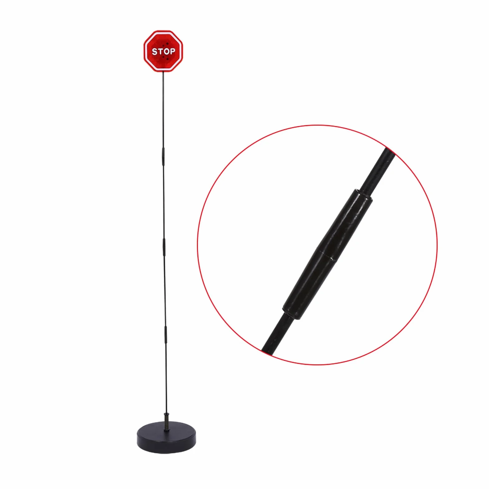 Sensore di Arresto a LED Lampeggiante, KIMISS 137 X 20,5 X 12,7 Cm/53,9 X 8,1 X 5 Sensore di Arresto di Parcheggio con Supporto Regolabile Rilevatore di Parcheggio Automatico