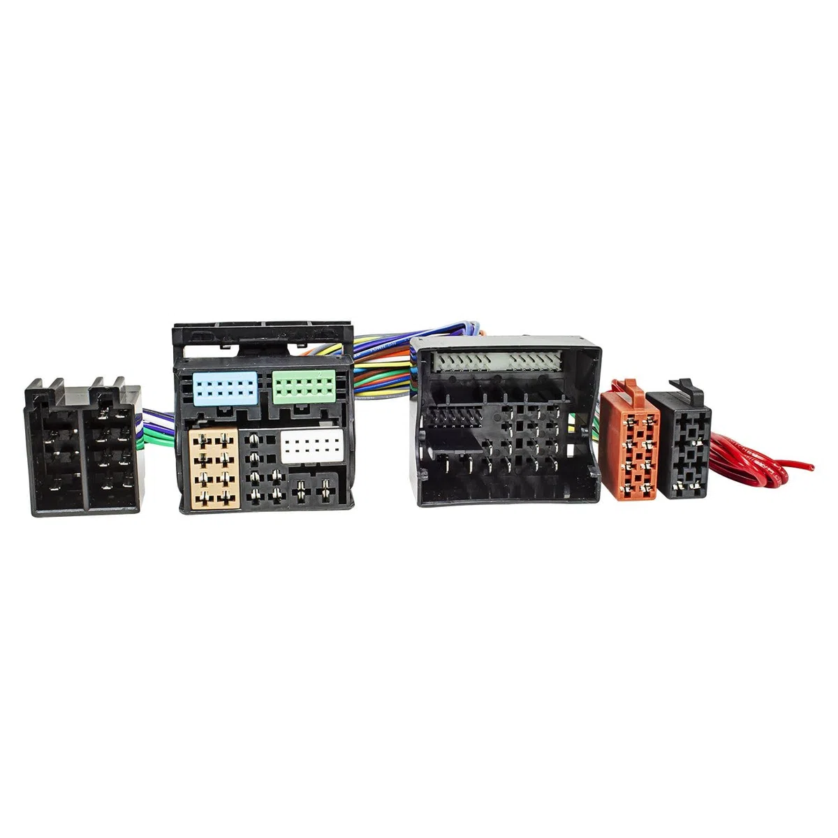 tomzz Audio 7303-001 Cavo a T ISO compatibile con Audi dal 2013 VW Seat Skoda dal 2012 Power Quadlock 52pin per l'alimentazione del kit vivavoce amplificatore ISO