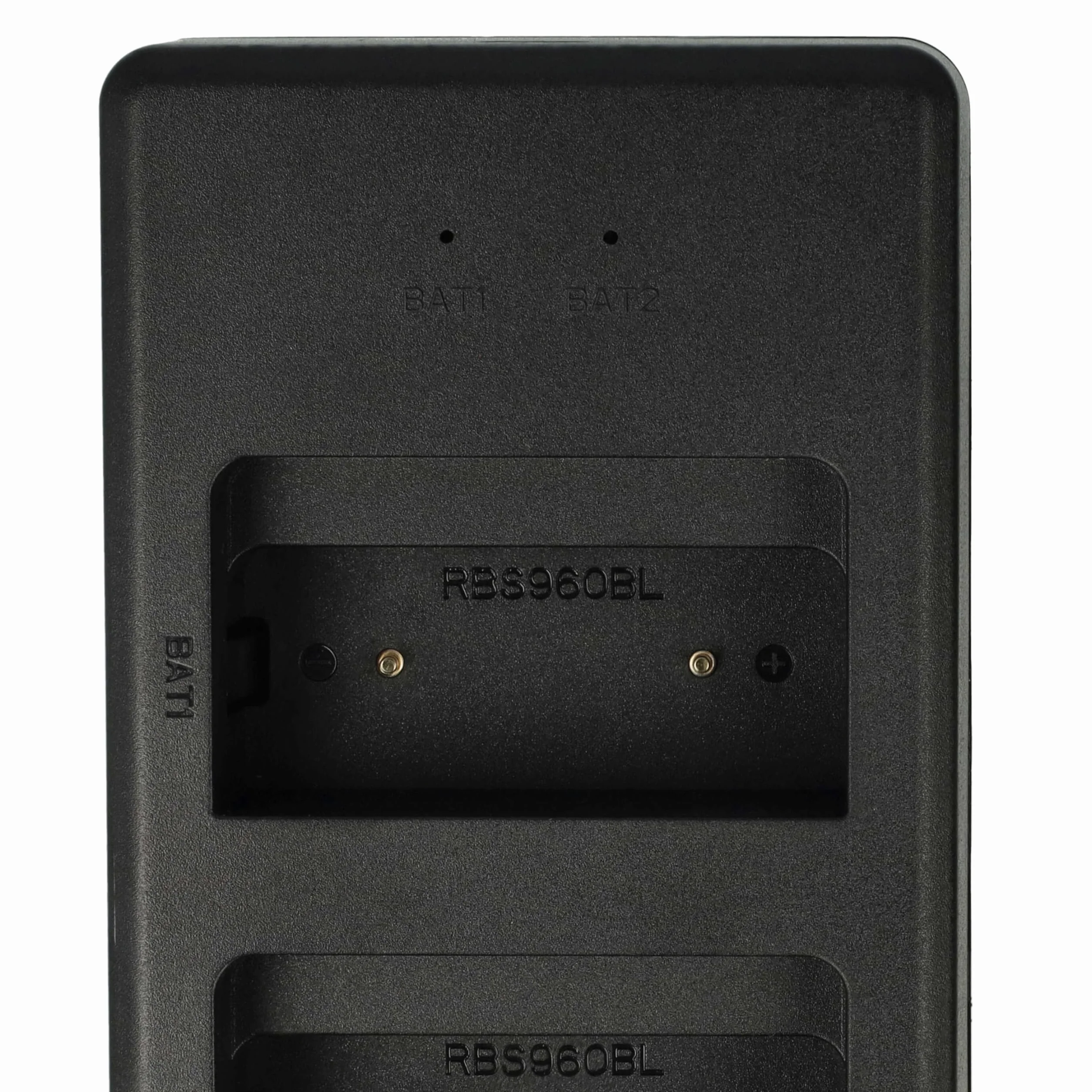 vhbw Caricabatterie doppio compatibile con Scanreco Fasse, FBS590, EFFER, Fassi batterie per radio - Stazione di ricarica + cavo USB-C, 7,2V, 0,6A