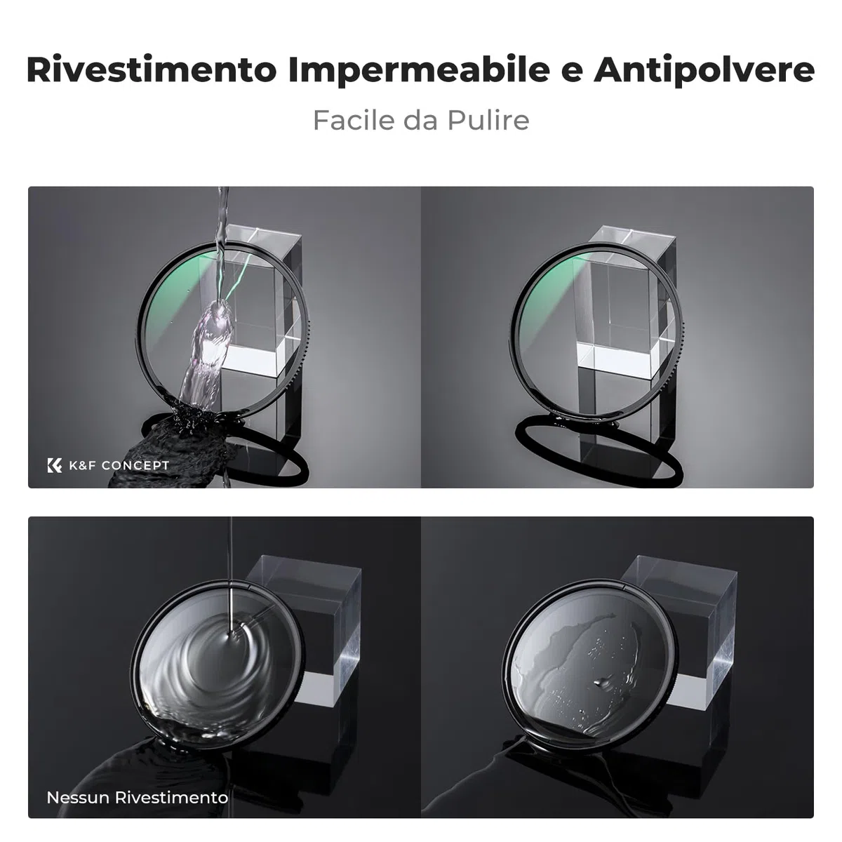 K&F CONCEPT 67mm Nano-Xcel Filtro di Protezione UV Ultra-Duro，MCUV Filtro in Vetro Ottico con 28 Strati Nano-Rivestimento