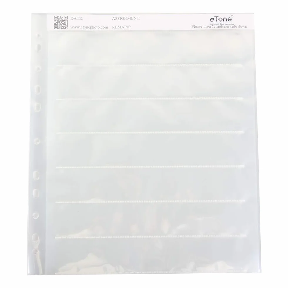 Scatola di immagazzinaggio per archivi senza acidi, con anello per Printfile Standard 135, 35 mm, 120, 4x5, 8x10, 100x135, sacchetto di pellicola per pagine negative (sacchetto negativo 100x135)