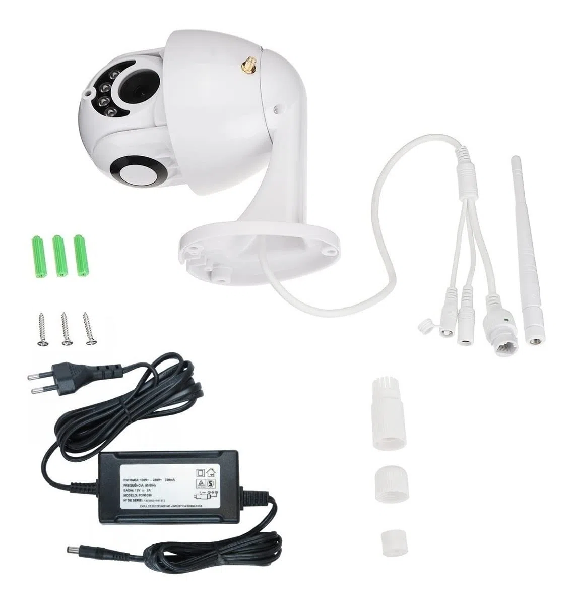 2 PEZZI Telecamera PTZ WiFi Esterno ICSEE - Camera Wireless Smart con Speed Zoom per Sicurezza Esterna, Visione Notturna, Rilevamento Movimento …