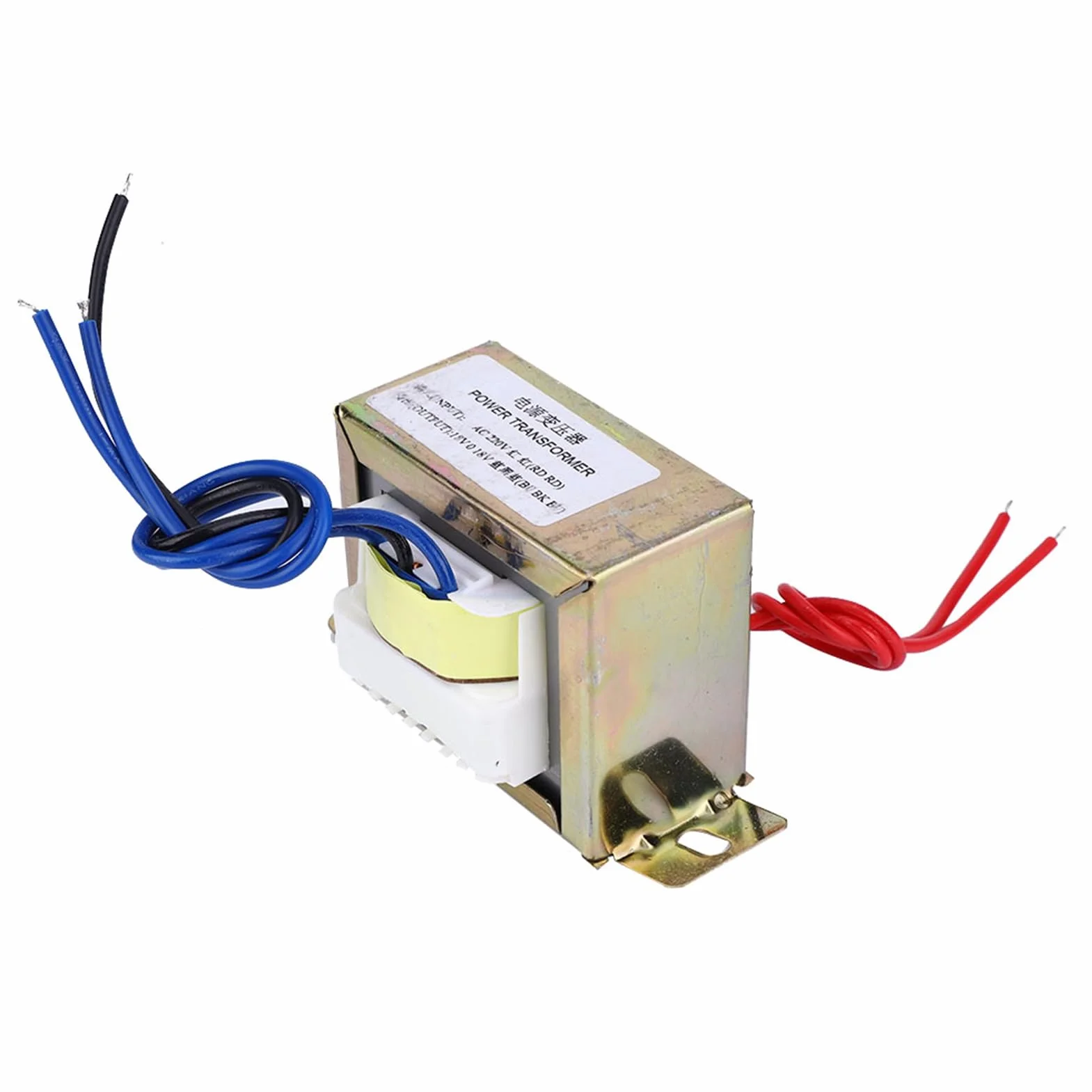 Trasformatore di alimentazione 18 V 50 W Trasformatore di energia elettrica per preamplificatore scheda amplificatore a 2.1 canali CA 220 V a doppia CA 18 V(18V 50W)