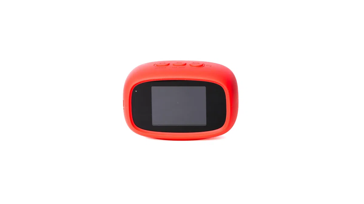 Nilox, Action Cam Kidscam, Action Camera Risoluzione 12Mp, Schermo LCD 1.4", Connessione Wifi, Resistente all'Acqua IP67 con Custodia Protettiva, Batteria 700 mAh, Memoria SD fino a 32 GB, Rosso