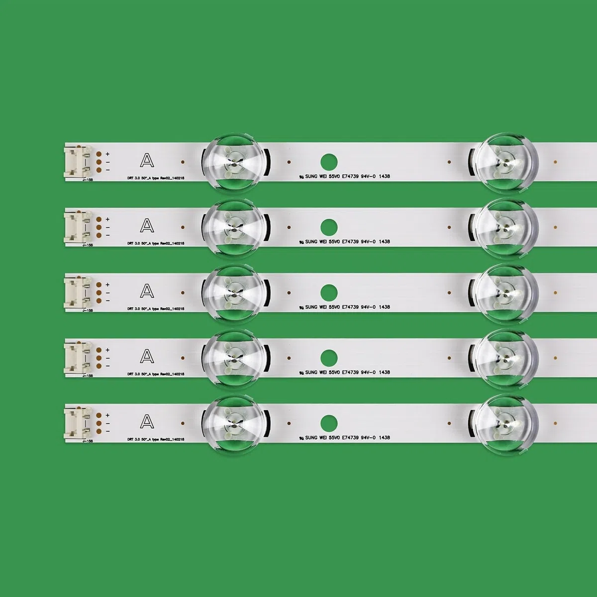 10 pz Striscia di Retroilluminazione A LED Misura for LG 50LB5610 50LB653V 50LF5800 50LB570U 50LB551U 6916L-1978A 1779A 1983A 1982A 1735A 1736A