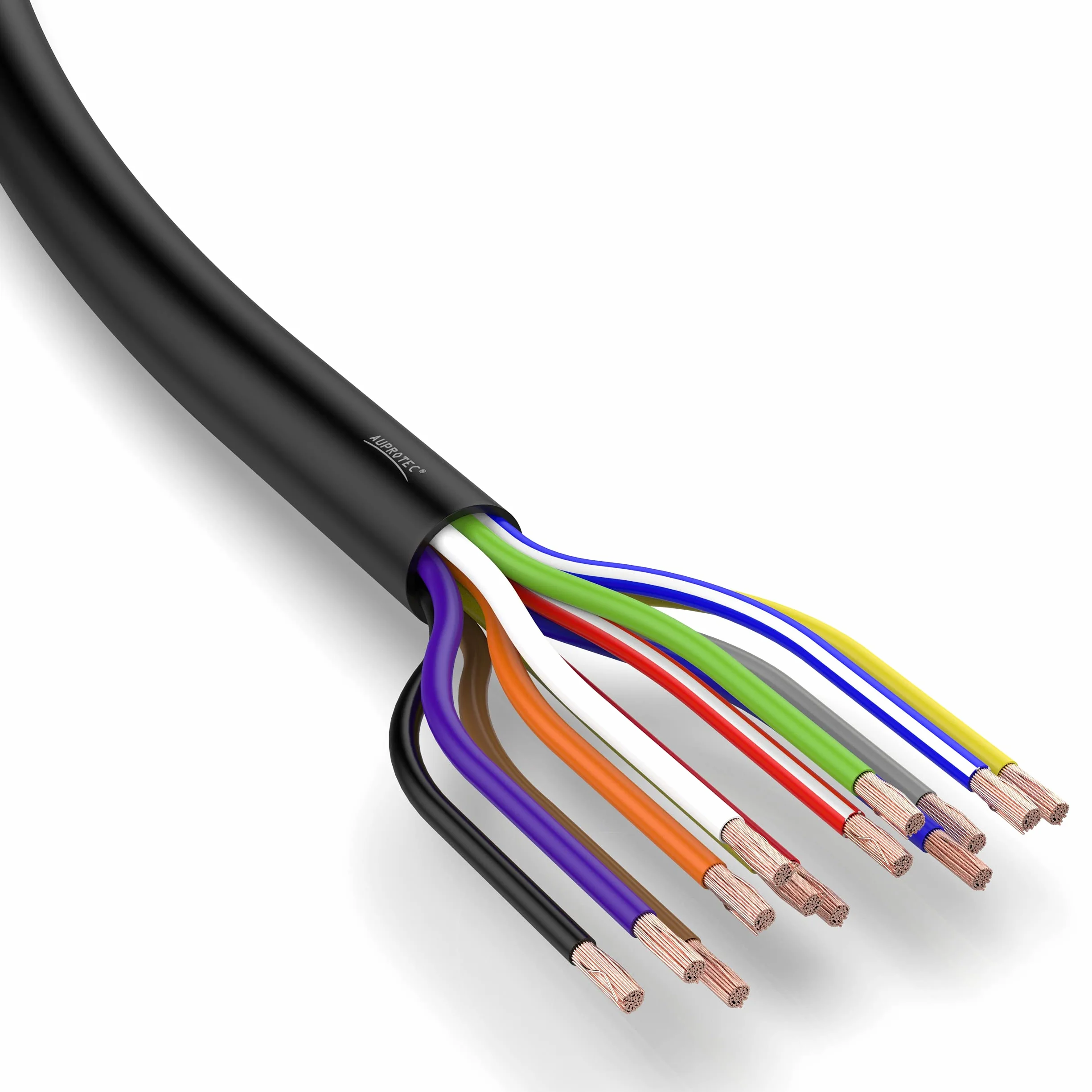 Cavo per veicoli da 5 m, 13 x 1,5 mm², cavo rotondo, 13 fili, cavo elettrico, per rimorchi auto