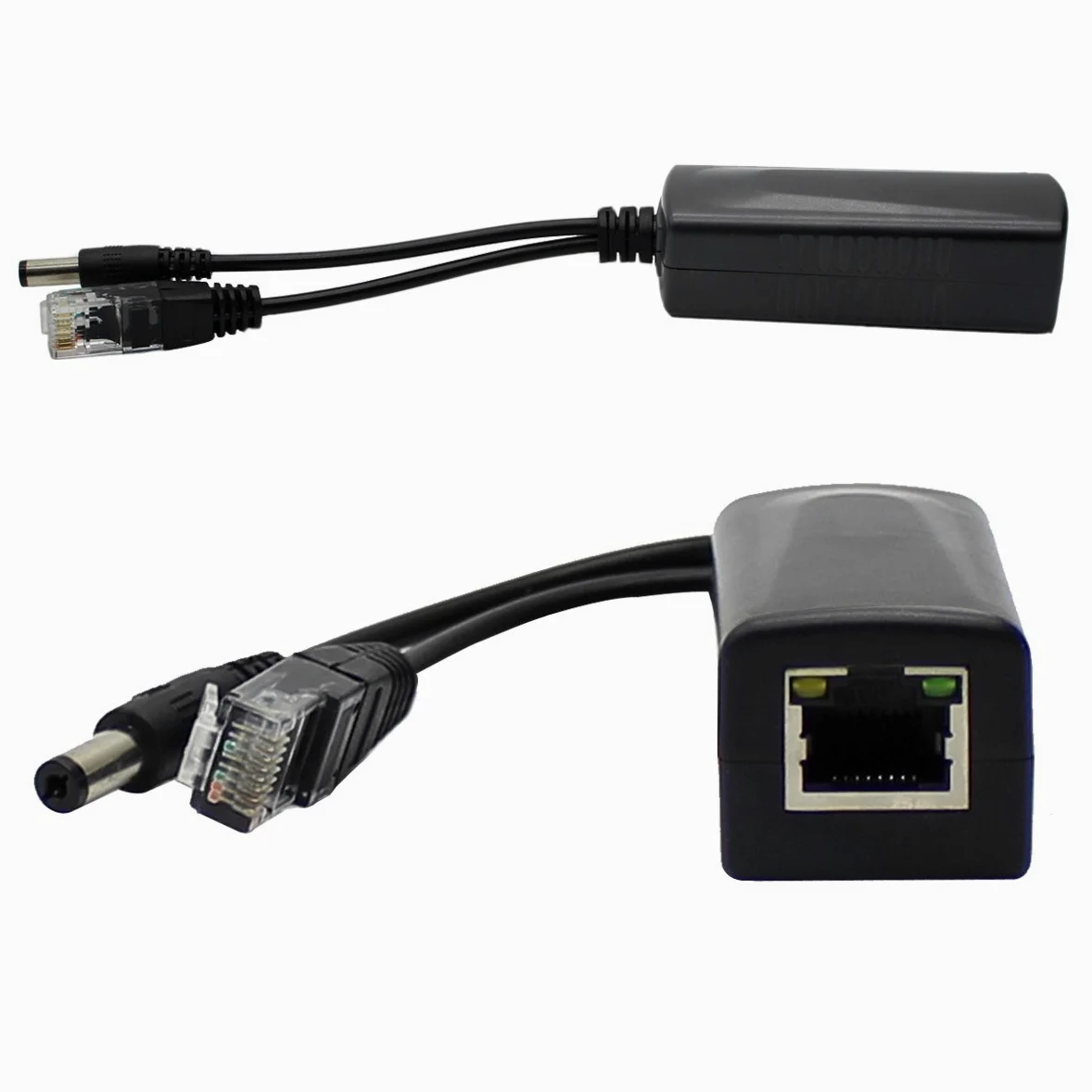 ANVISION 4-Pack Active PoE Splitter Adattatore IEEE 802.3af Conforme 10 / 100Mbps, uscita DC 12V per telecamera IP Wirelss AP Router VoIP Telefono AV-PS12
