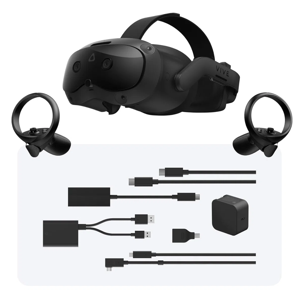 HTC Vive Focus Vision Full Kit - VR Headset with DisplayPort PC Streaming Kit