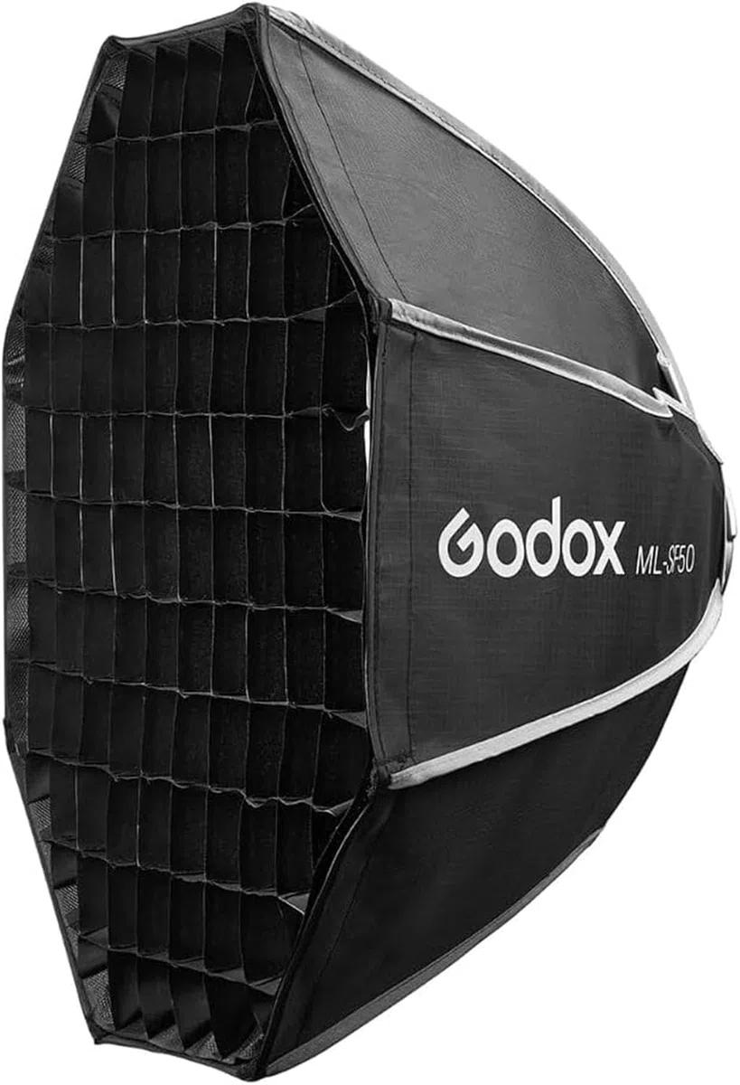 Godox Softbox ML-SF50 Octagon Soft Box, 50 cm x 50 cm, Godox Mount Softbox per ML100Bi, ML100R, ML60IIBi, ML60Bi, ML60, ML30Bi, ML30 LED Video Light