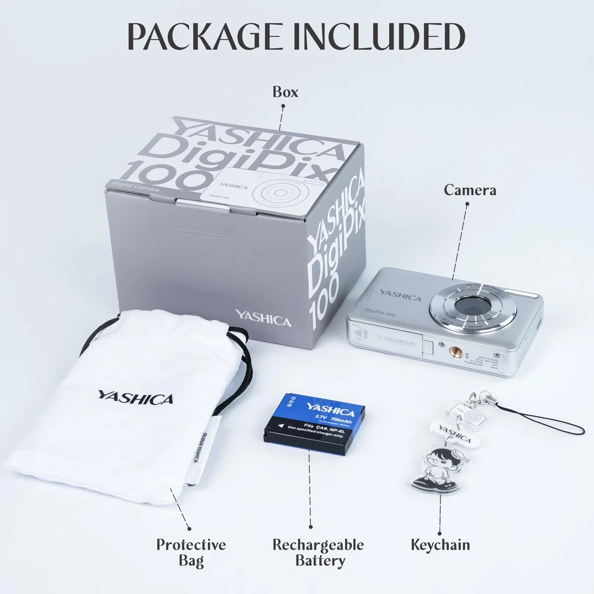 Yashica DigiPix 100 Argento