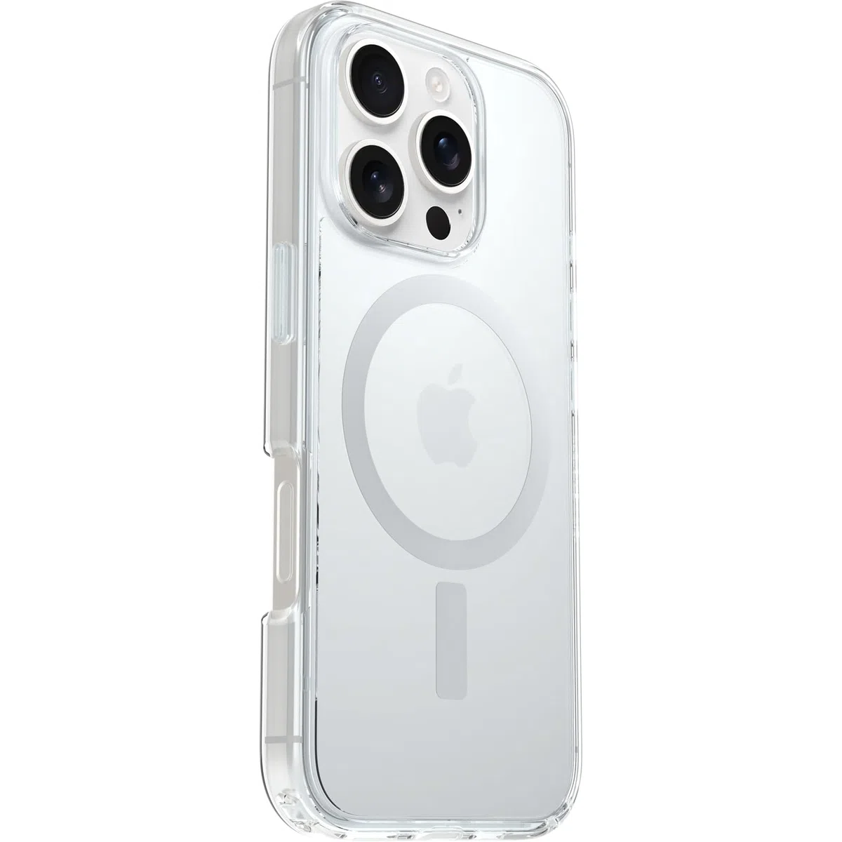 OtterBox Cover per iPhone 16 PRO Symmetry Seires Clear MagSafe, Resistente a Shock e Cadute Fino; Sottile, Testata 3X Norme Mil-Std 810G, Trasparente, Senza Retail Package