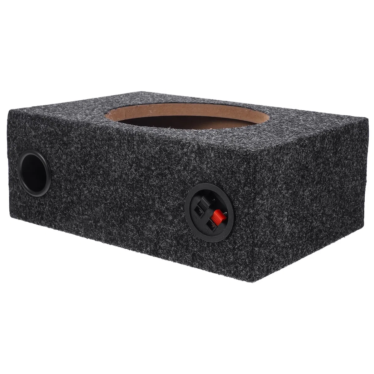 Ciieeo Box Subwoofer per Auto Moquette 8 Pollici, Cassa Vuota per Subwoofer Compatibile Vari Modelli, Accessorio Audio Fai da Te per Migliorare Bassi e Prestazioni Impianto Car Audio