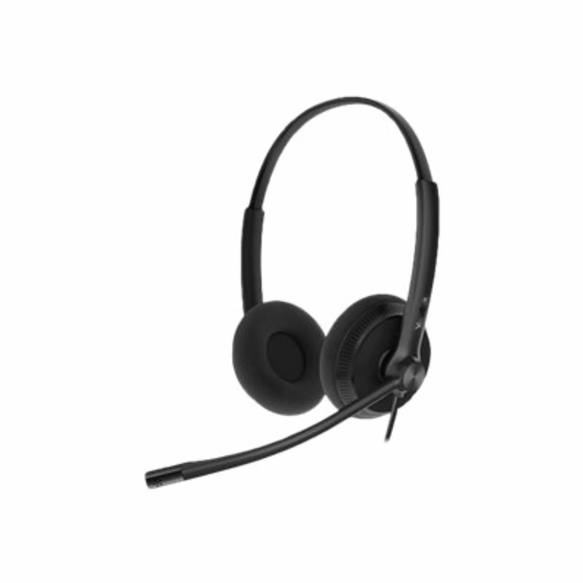 Yealink YHS34 Lite Dual - Cuffie biaurali con cavo di connessione rj, compatibile con tutti i telefoni Fischi, colore nero