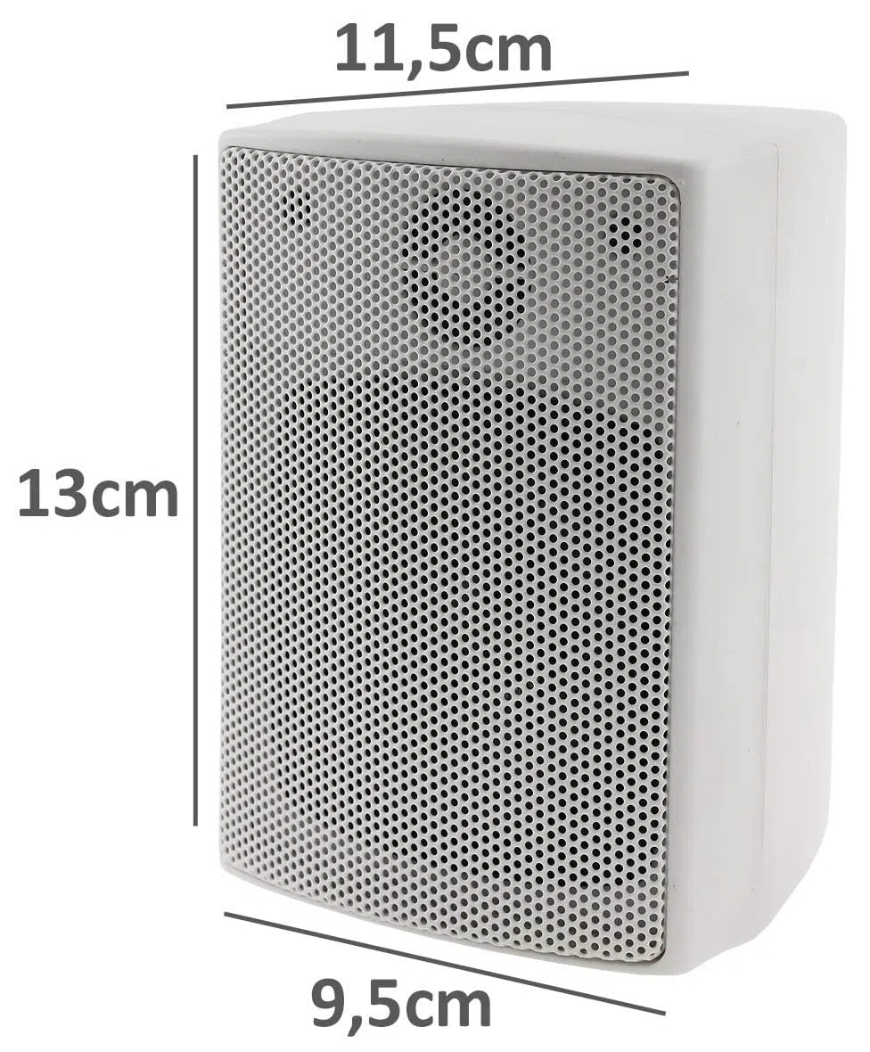 altoparlanti da parete a 2 vie, per impianto stereo HiFi, home theatre, 40 Watt, 8 Ohm