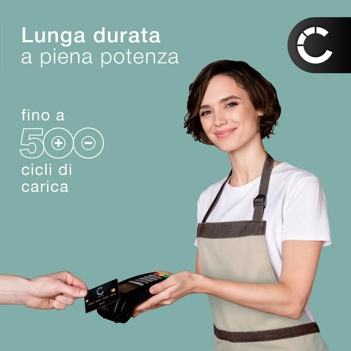 CELLONIC 1x Batteria per Terminale di pagamento/POS Compatibile con Sunmi L2Ks, T8A-10, JKRA – (5000mAh, 3.87V)