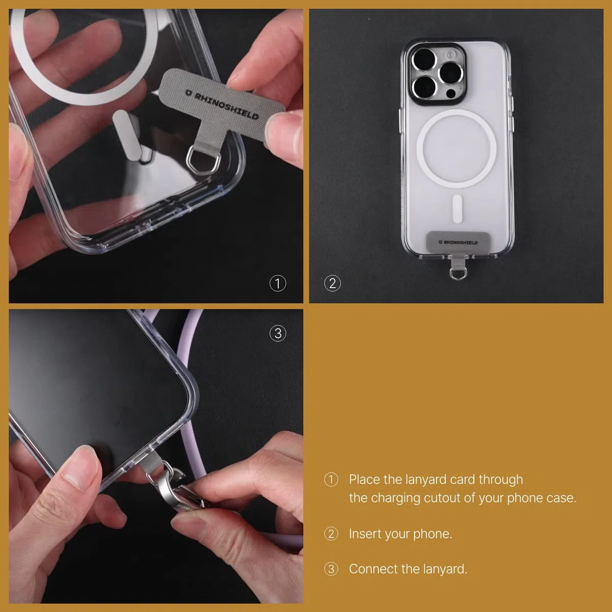 RhinoShield Lanyard (Lanyard Card Not Included)