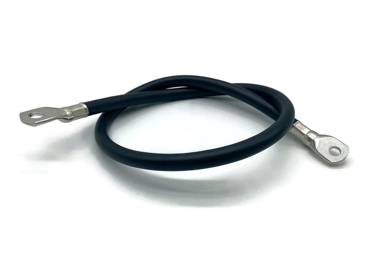 eXODA Batteriekabel 50 mm² 75cm M10 e M8 nere per auto moto barca resistente al calore cavo in rame 99 9 alta qualitá prodotto in Germania