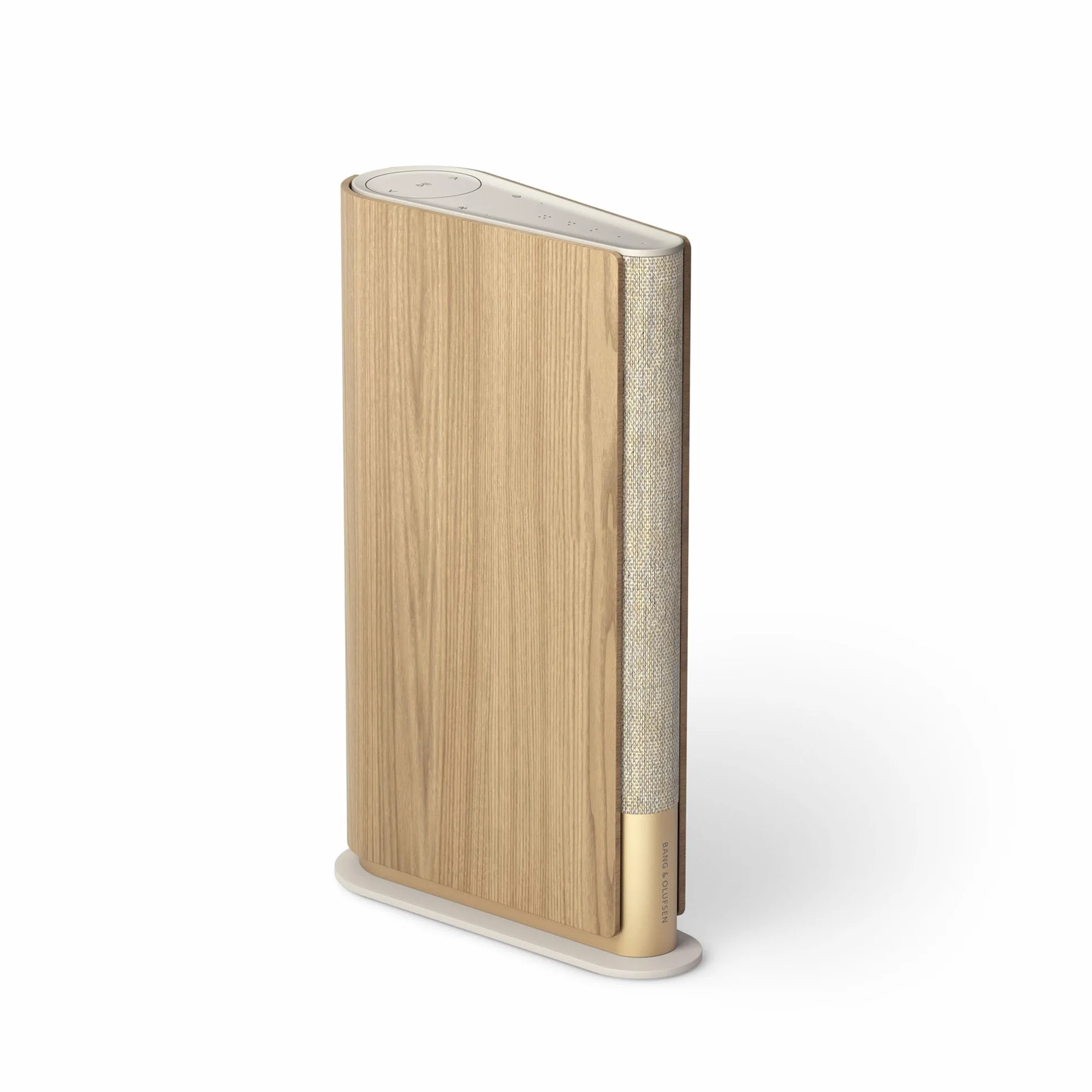 Bang & Olufsen Beosound Emerge Altoparlante da libreria - Oro Tone | Compatto, Wi-Fi e Bluetooth, Suono ultra profondo, Design sottile e circolare, Certificato Cradle to Cradle