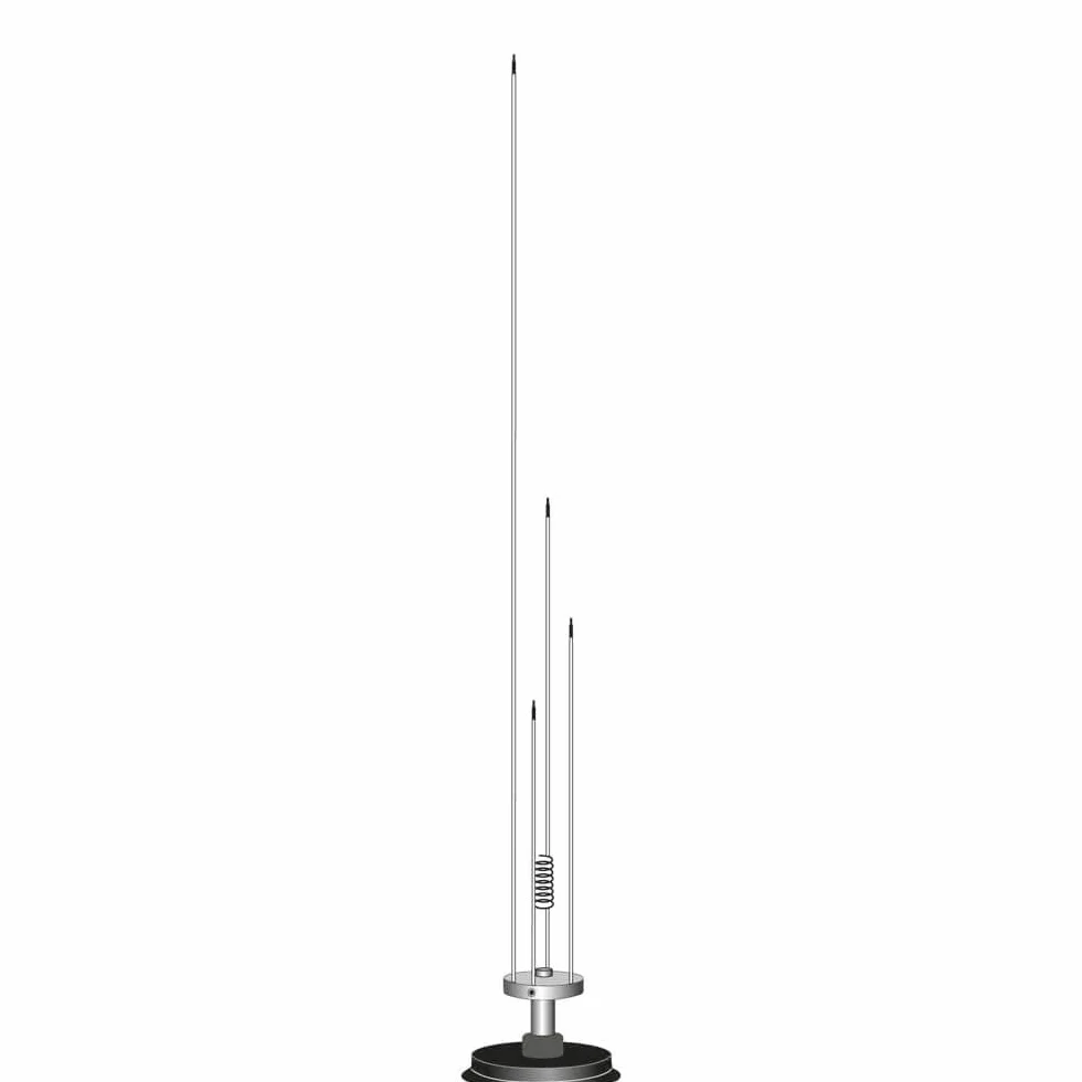 Albrecht Skyscan Mag 1300 Antenna Magnetica Mobile con Scanner per Ricezione 25-1300 MHz, Include 4 m di Cavo e Connettore BNC, Lunghezza 64 cm