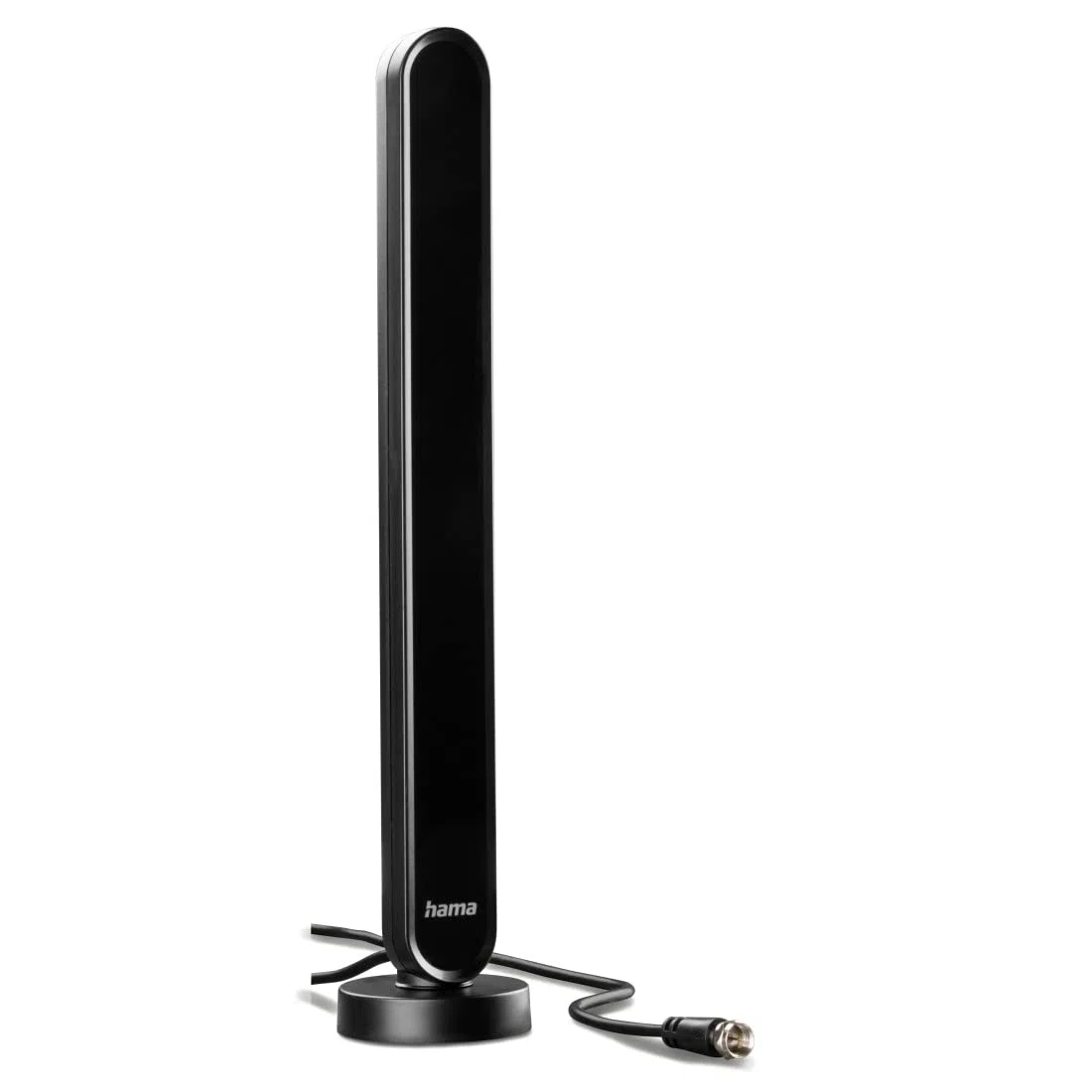 Hama 121652 30dB television antenna - Television Antennas (Black, 1.4 m, 30 dB, DAB,DAB+, 60 mm, 60 mm)