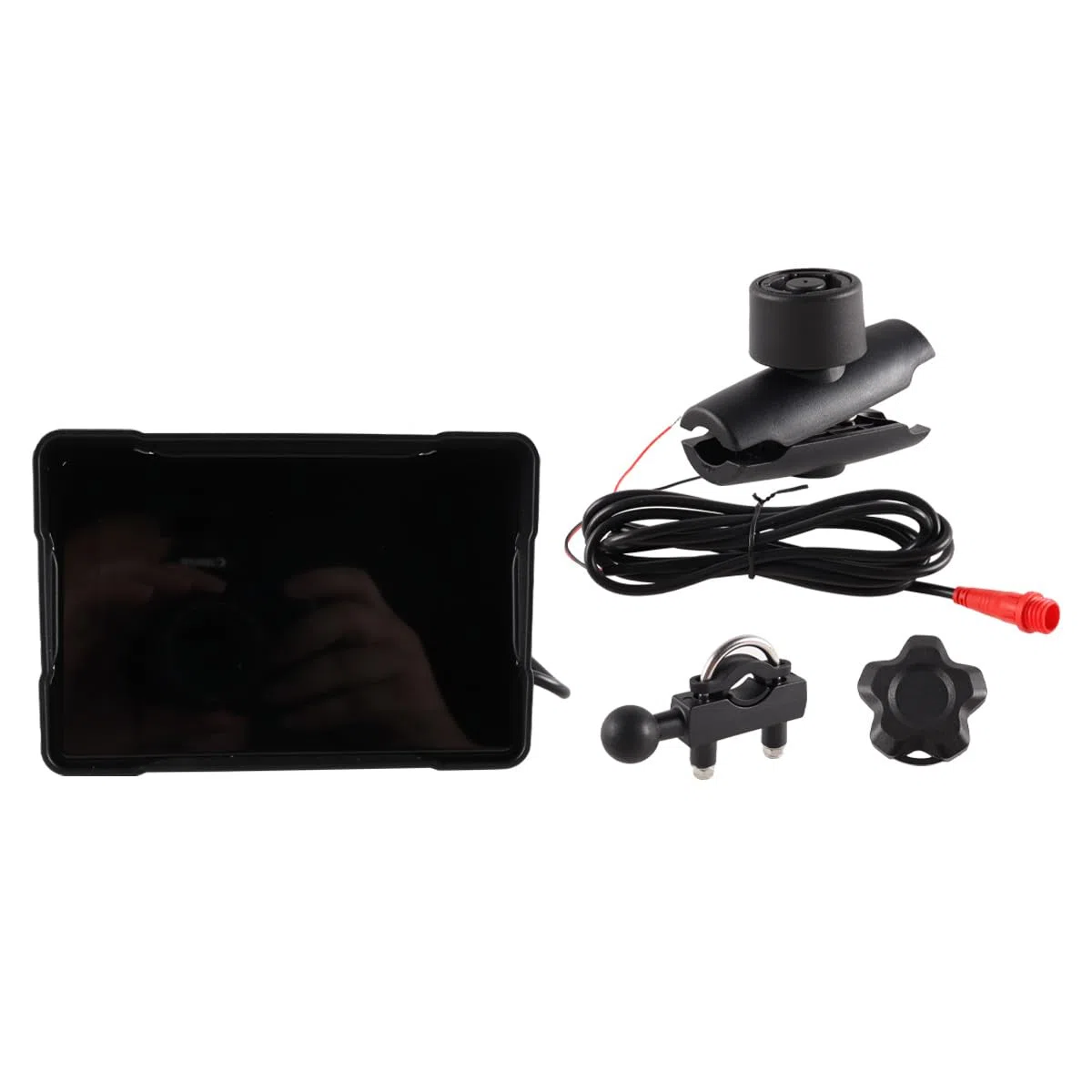 Carplay portatile wireless Android Auto 5G Dual Bluetooth per moto, navigazione GPS per auto, touchscreen impermeabile IPX7, supporto Siri/Assistente Google