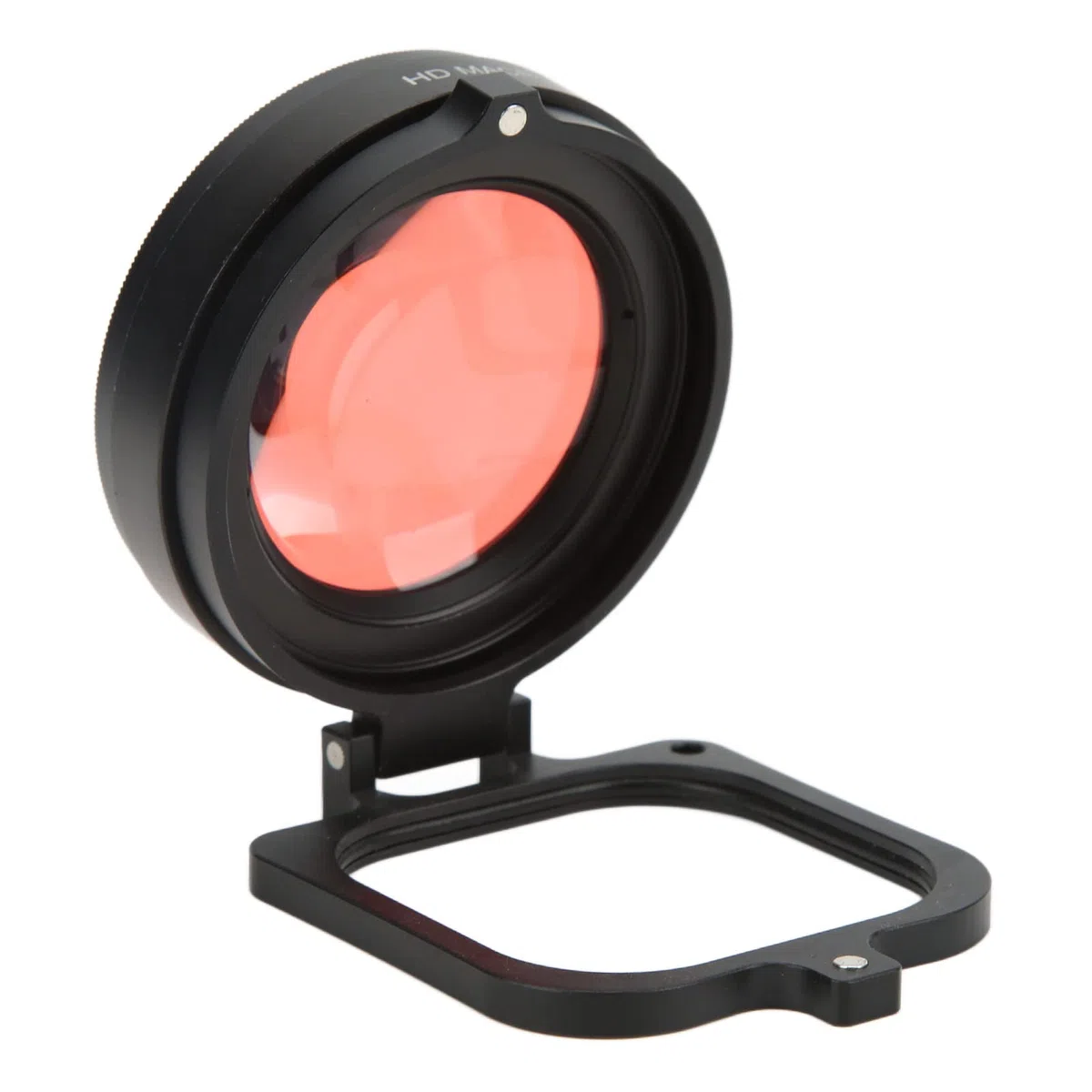 Filtro Rosso con Obiettivo Macro 16X, Filtro Rosso JUNESTAR da 58 Mm per Action Cam, Filtro Subacqueo con Obiettivo Macro Ravvicinato 16X per 9 Fotocamere Sportive