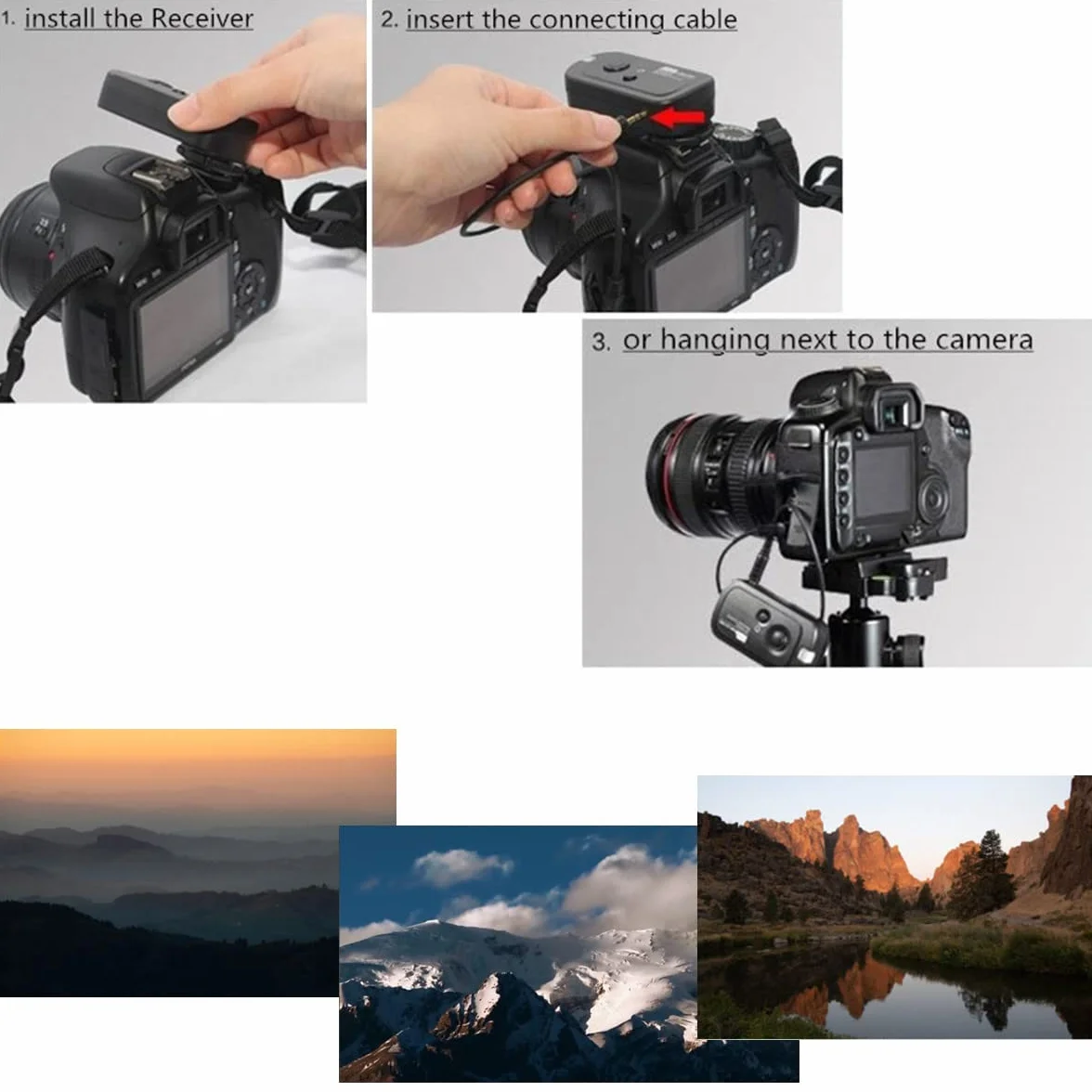 Pixel S2 Scatto Remoto 328ft Telecomando wireless per Sony Alpha 7ii a7iii a7Rii a7Riii a7Riv a7S a1 a9 a9ii a6600 a6500 a6400 a6300 a6100 a6000 a5000 RX100II RX10 RX0 a68 a58 ZV-1 HX99 HX400 QX1